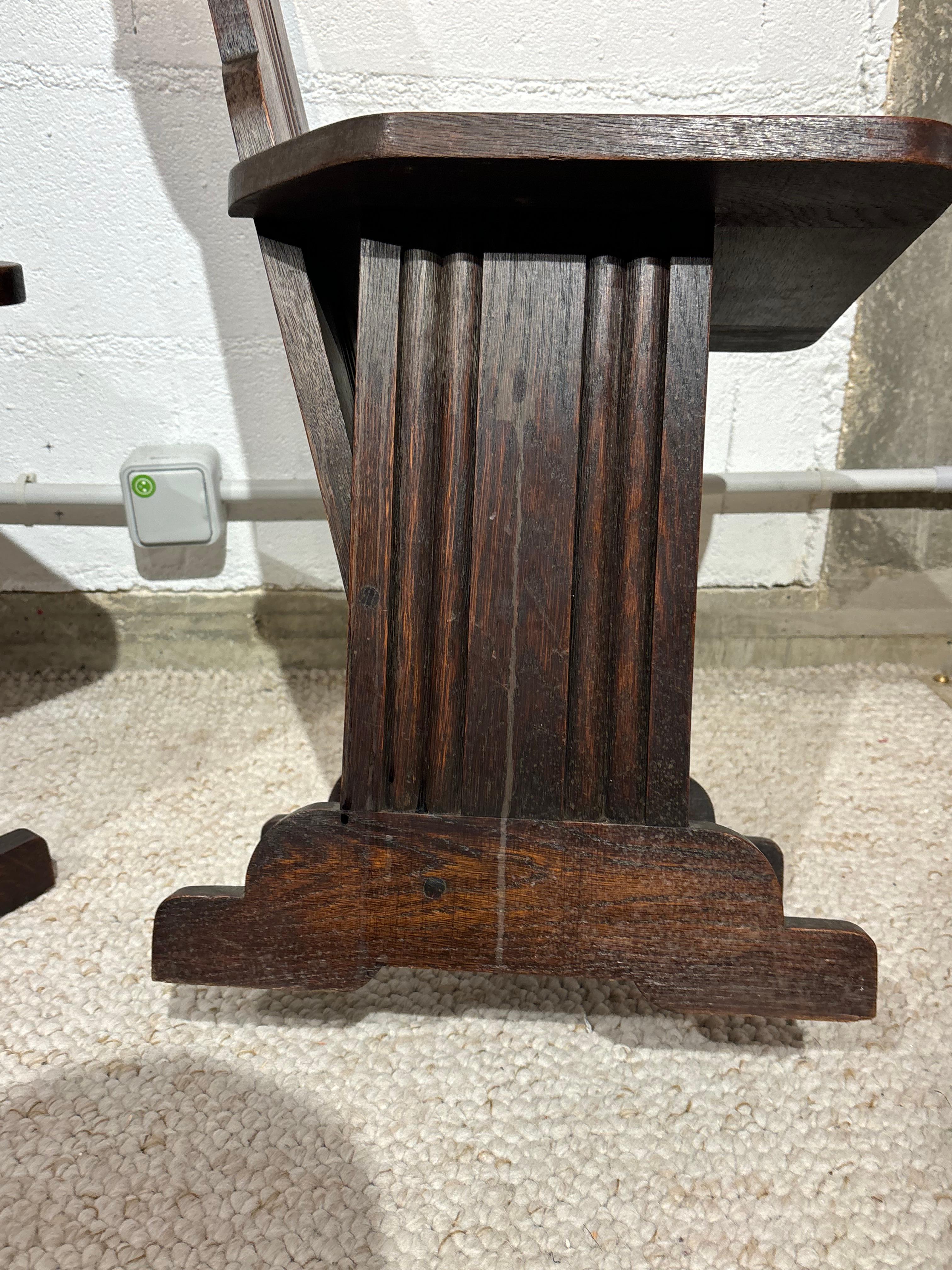 Pair of chairs by Charles Dudouyt