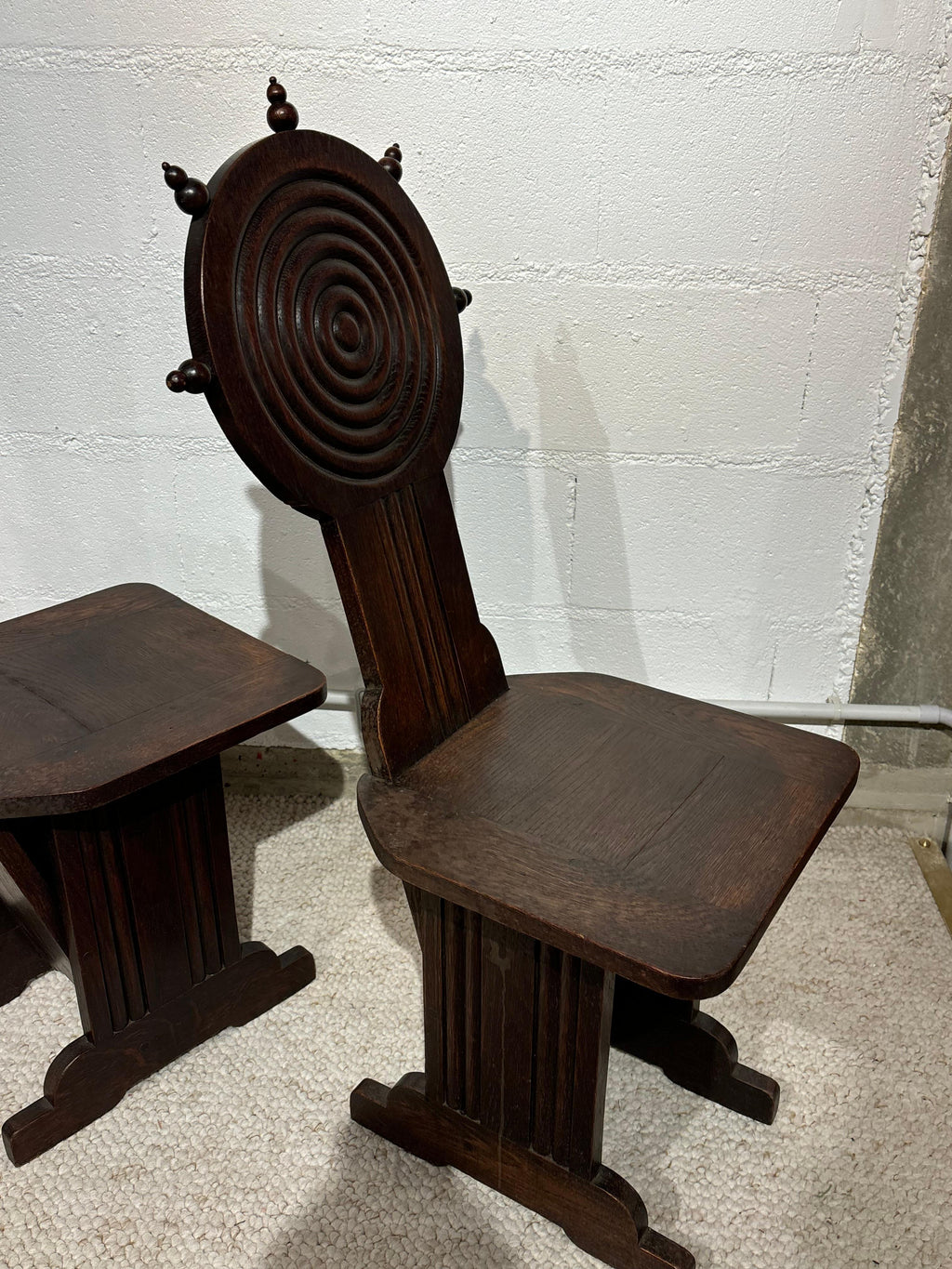 Pair of chairs by Charles Dudouyt