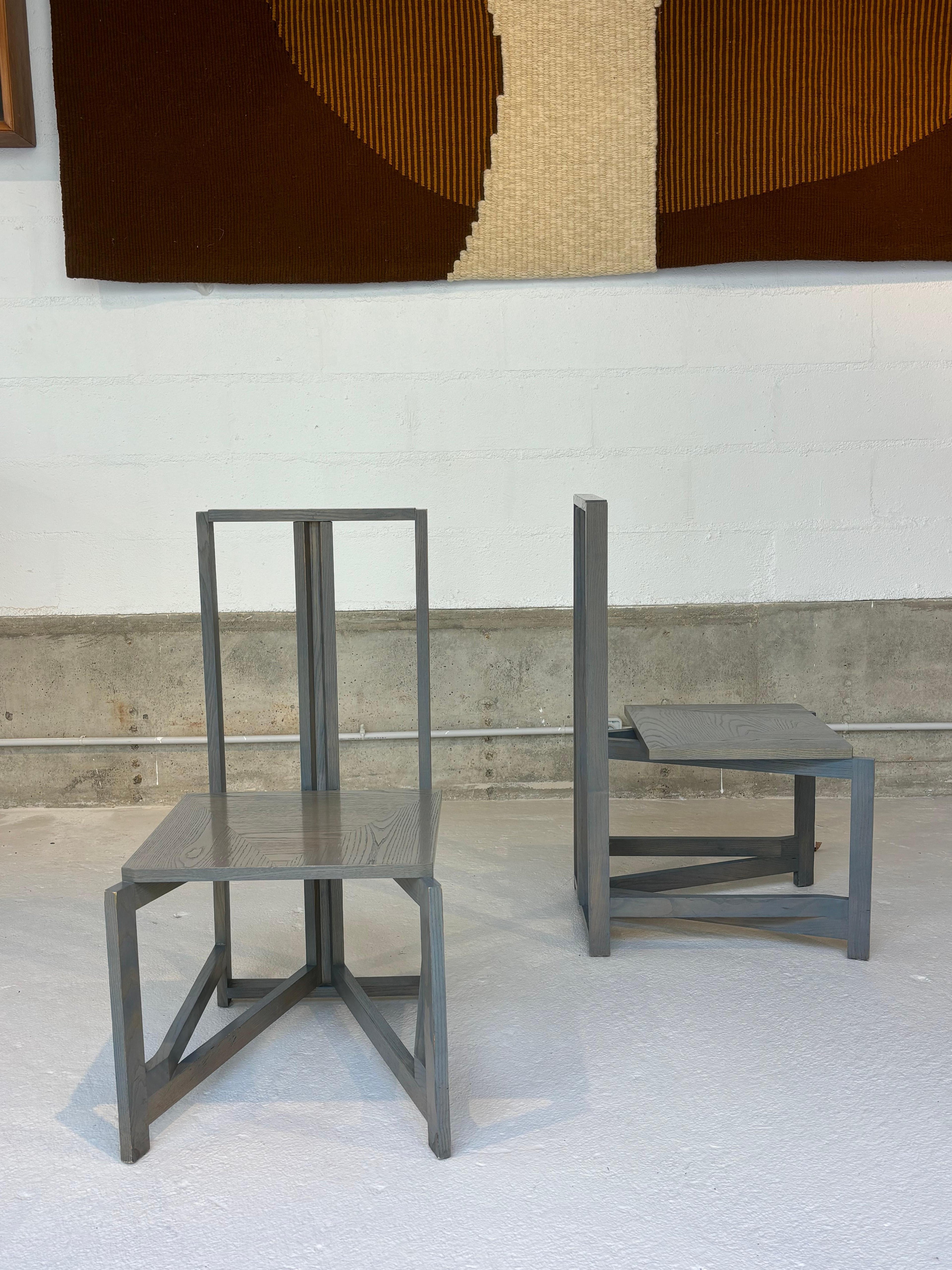 Pair of chairs by Philippe Parent