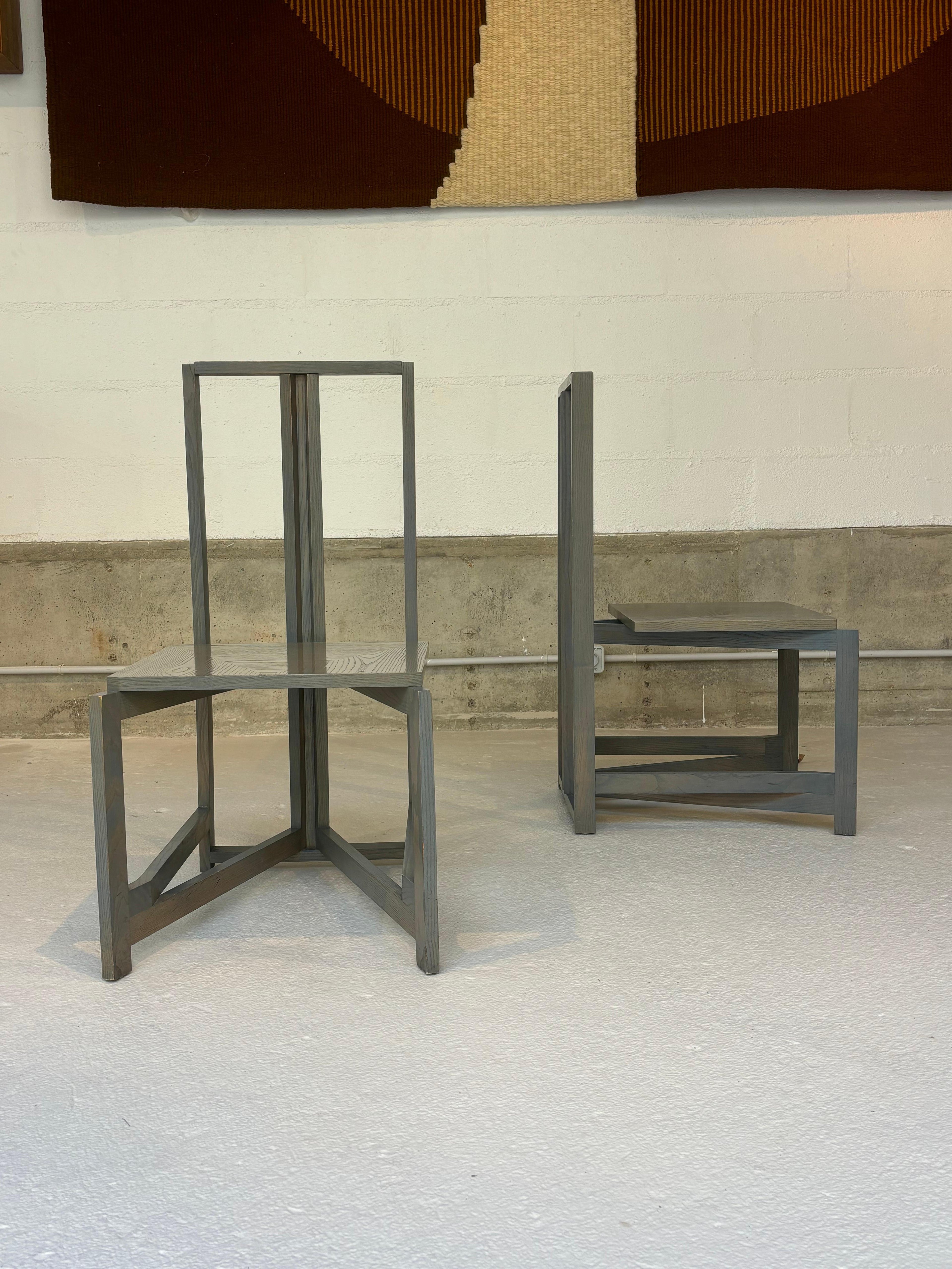 Pair of chairs by Philippe Parent