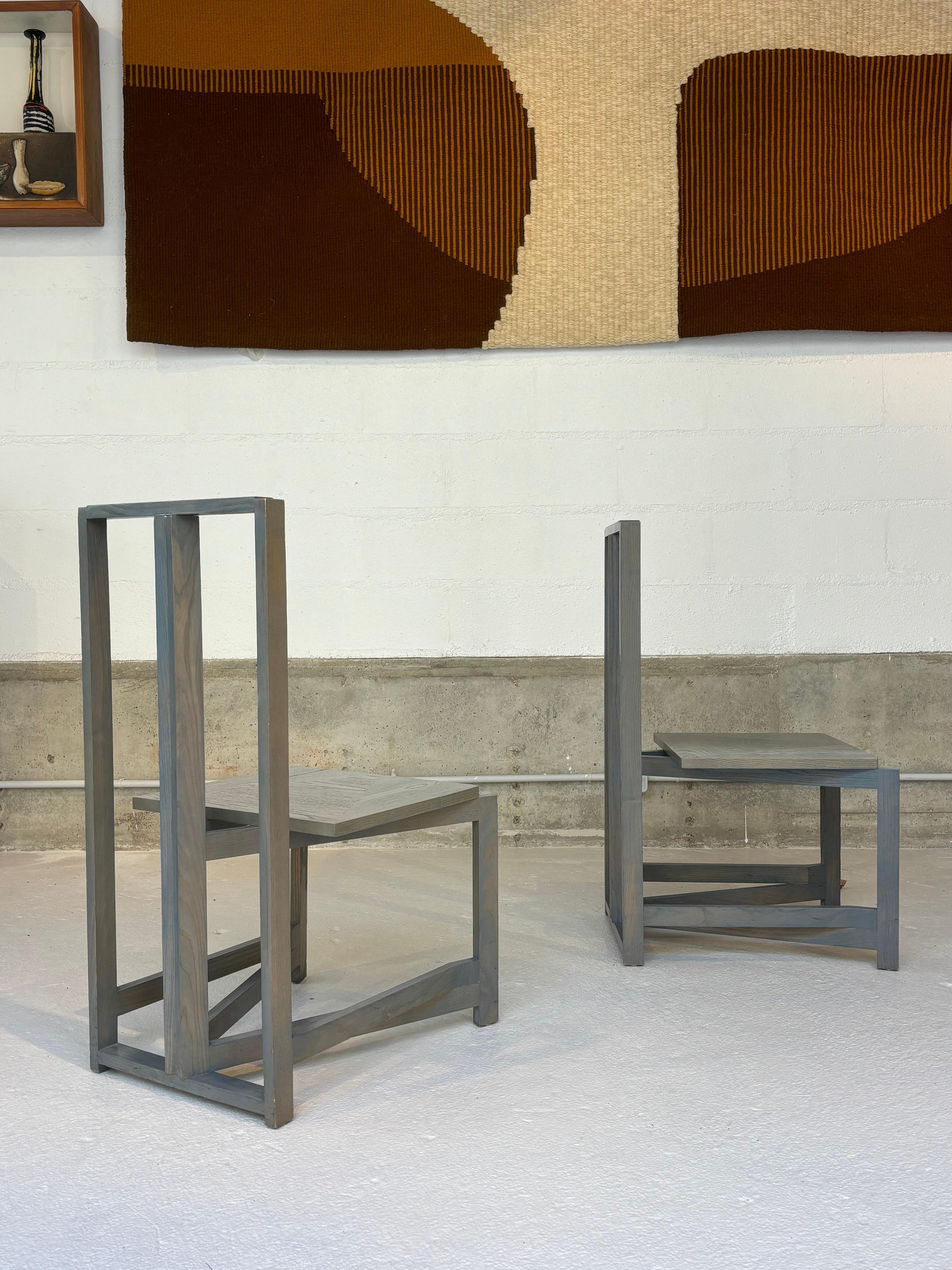 Pair of chairs by Philippe Parent