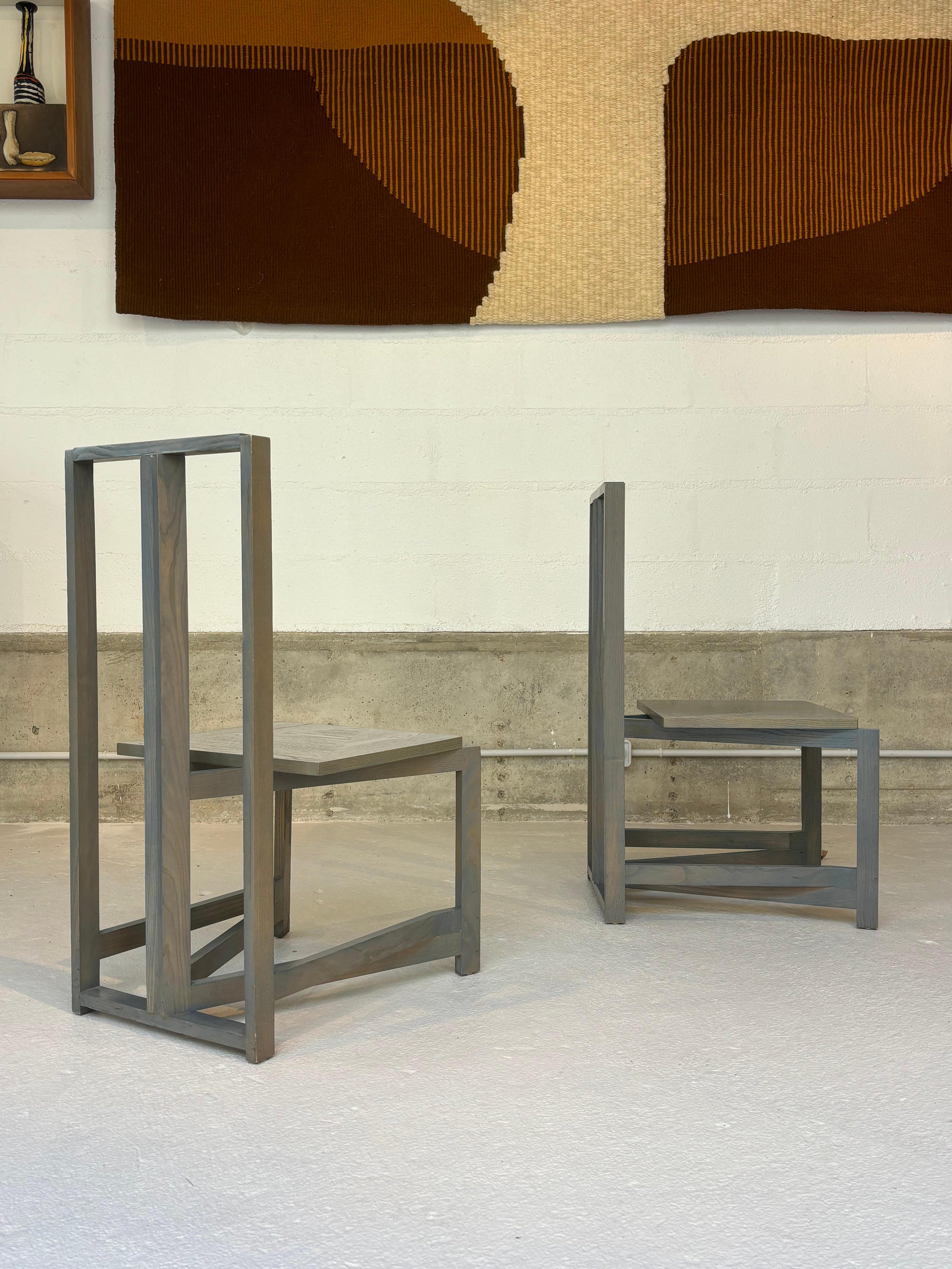 Pair of chairs by Philippe Parent