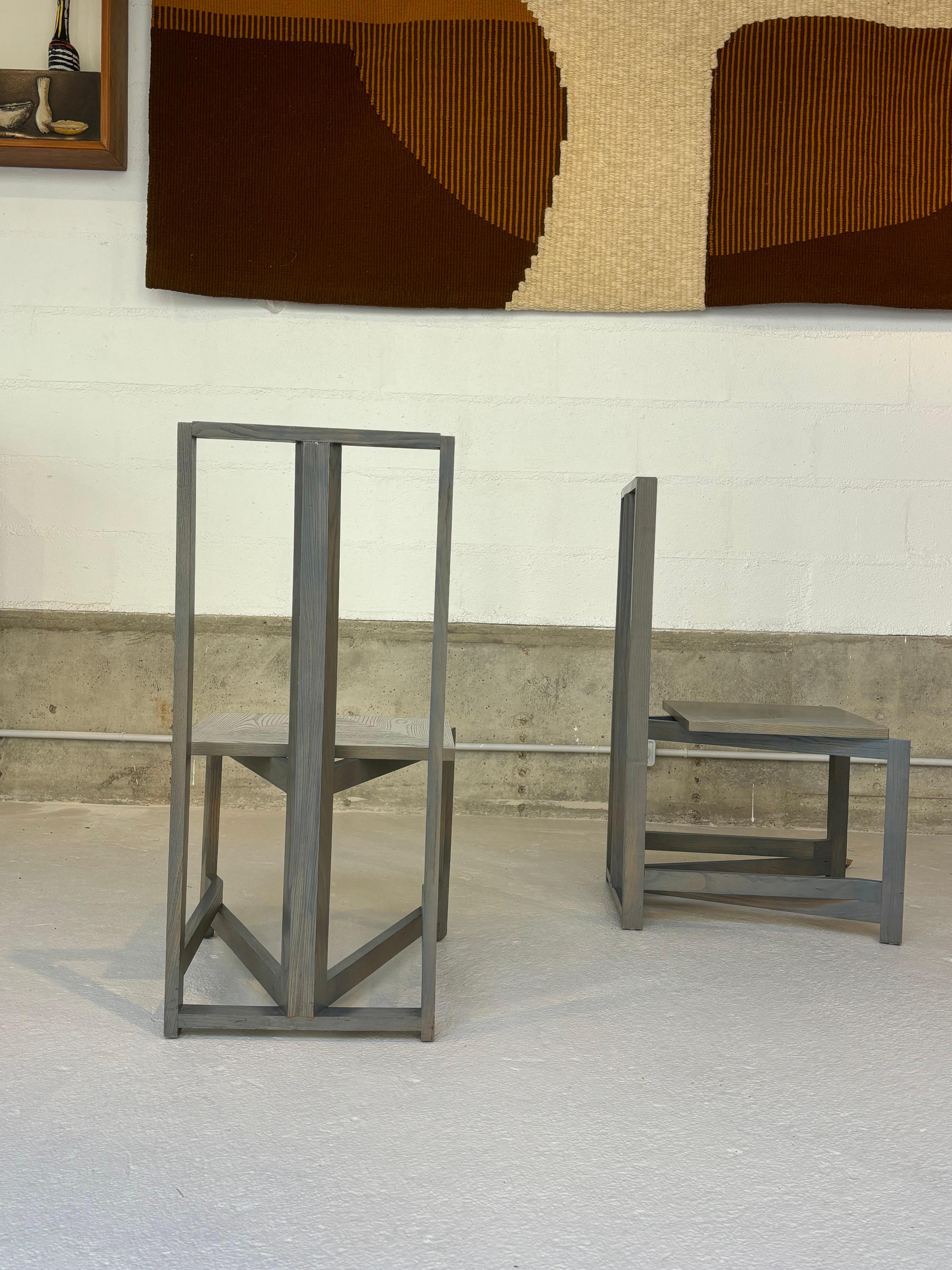 Pair of chairs by Philippe Parent