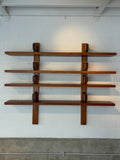 B17A bookcase by Pierre Chapo in massive elm