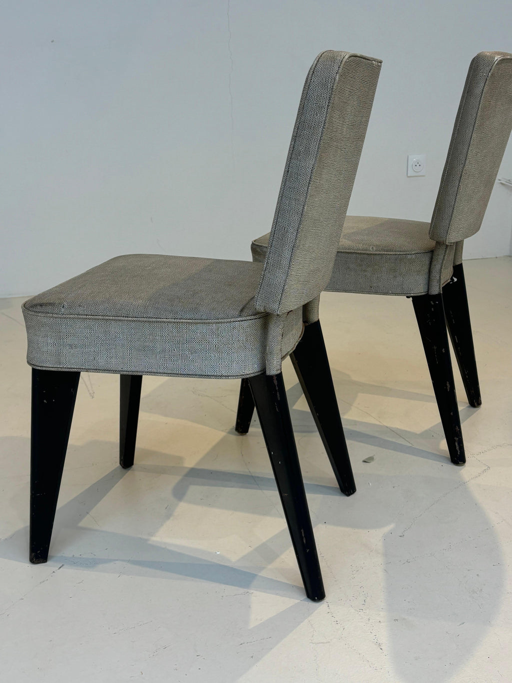 Pair of Chairs by Andre Domin & Marcel Genevriere, Aluminum, 1955