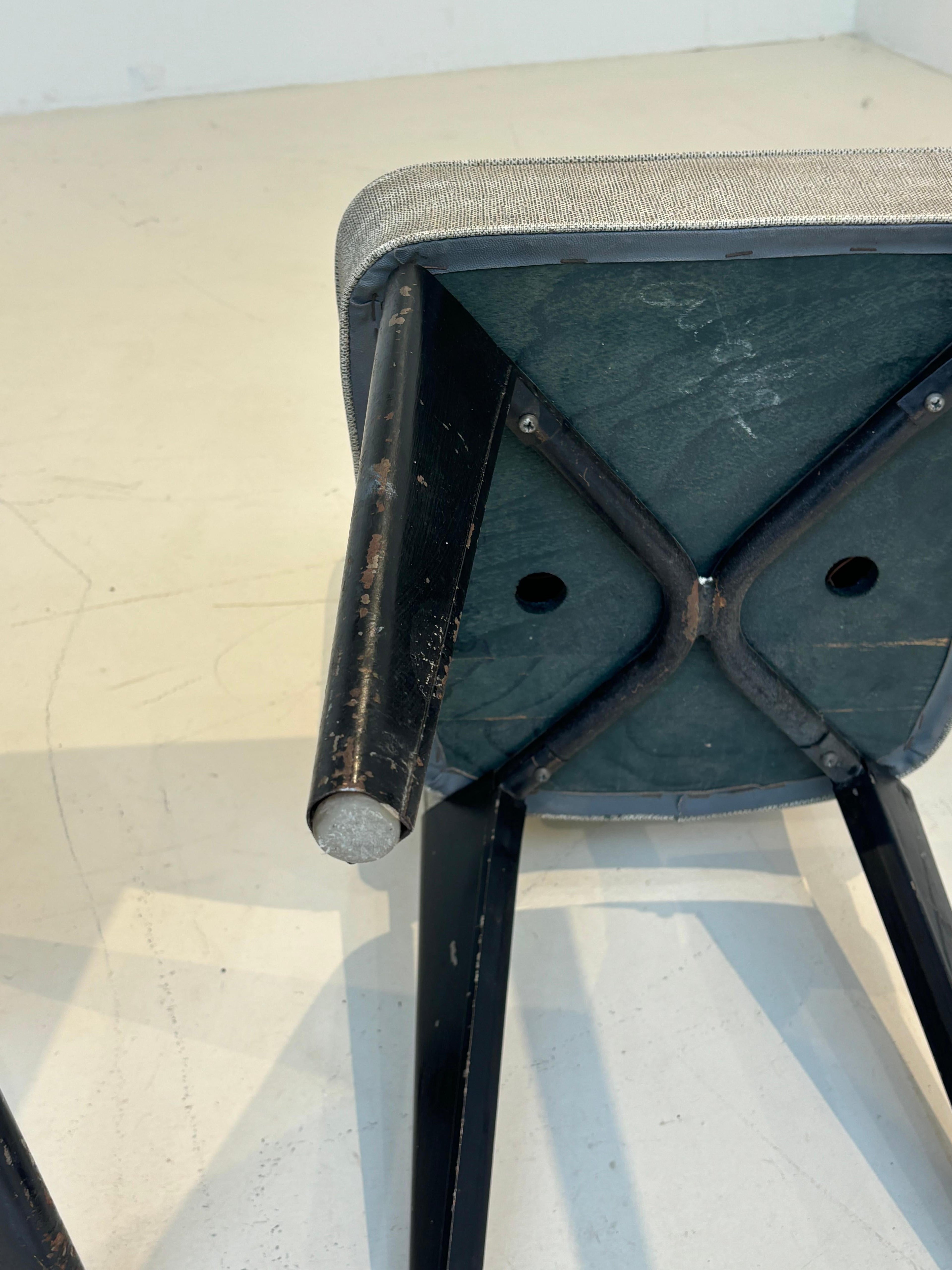 Pair of Chairs by Andre Domin & Marcel Genevriere, Aluminum, 1955