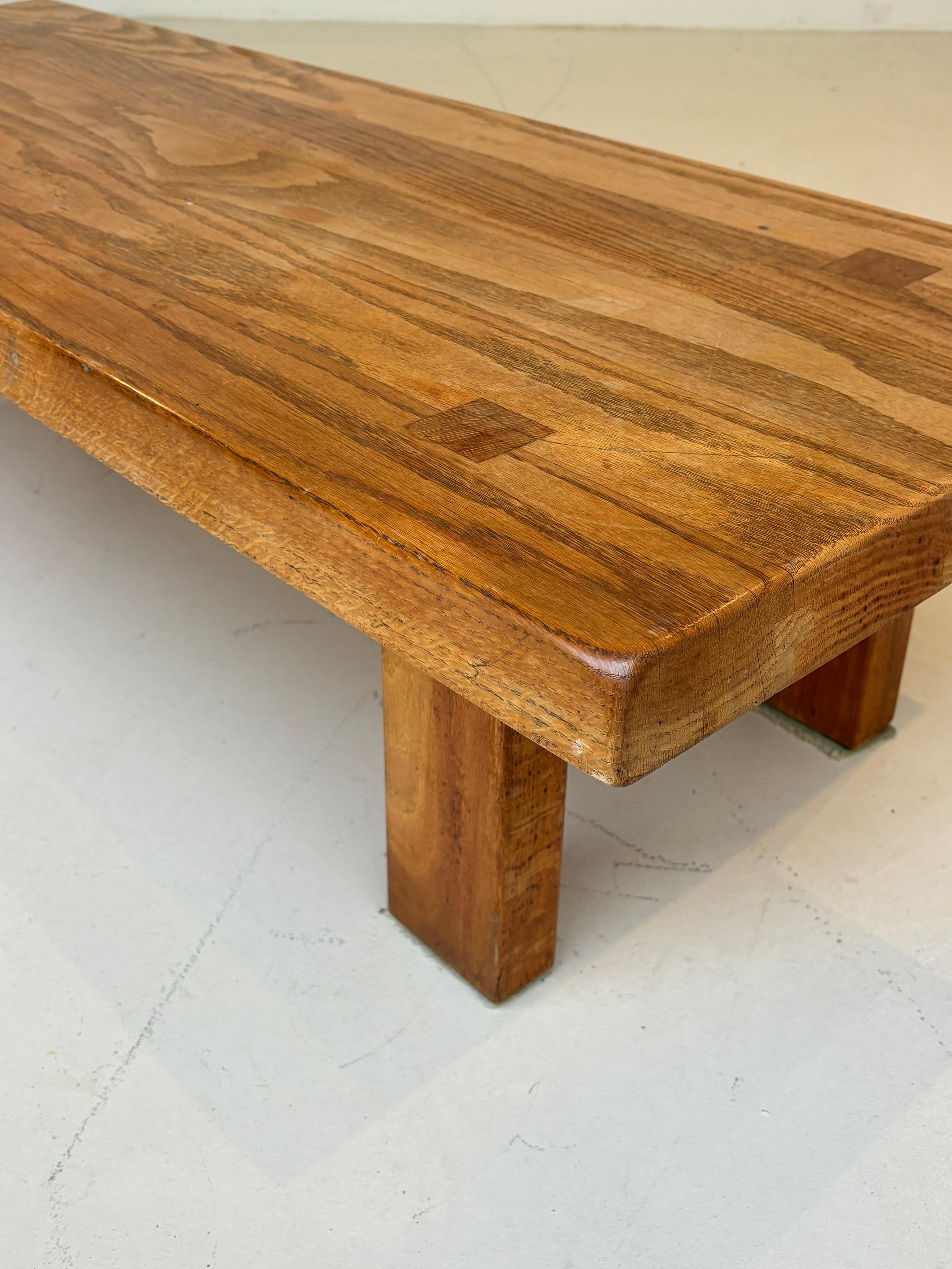 Coffee table : « T08 » by Pierre Chapo circa 1970