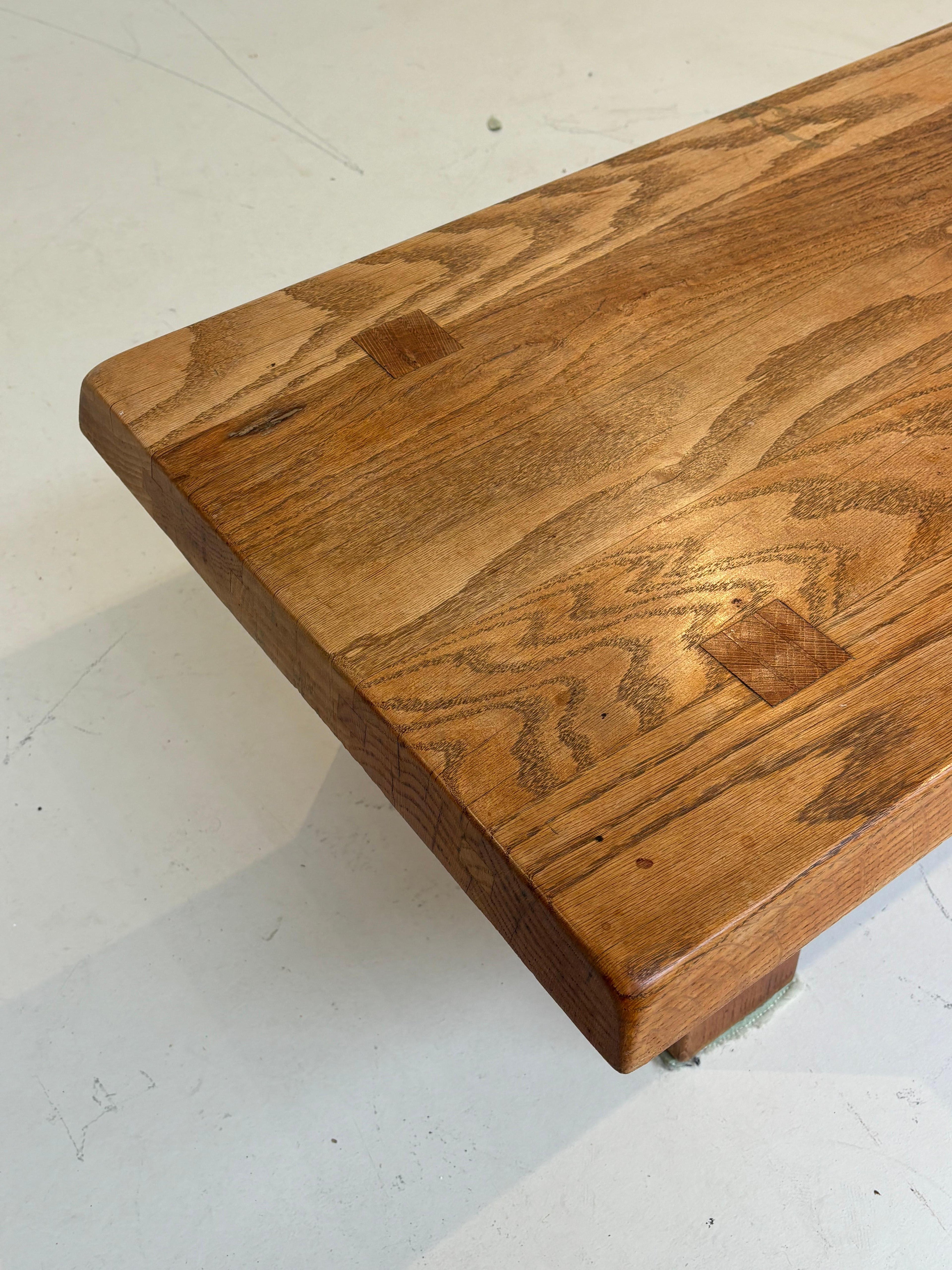 Coffee table : « T08 » by Pierre Chapo circa 1970
