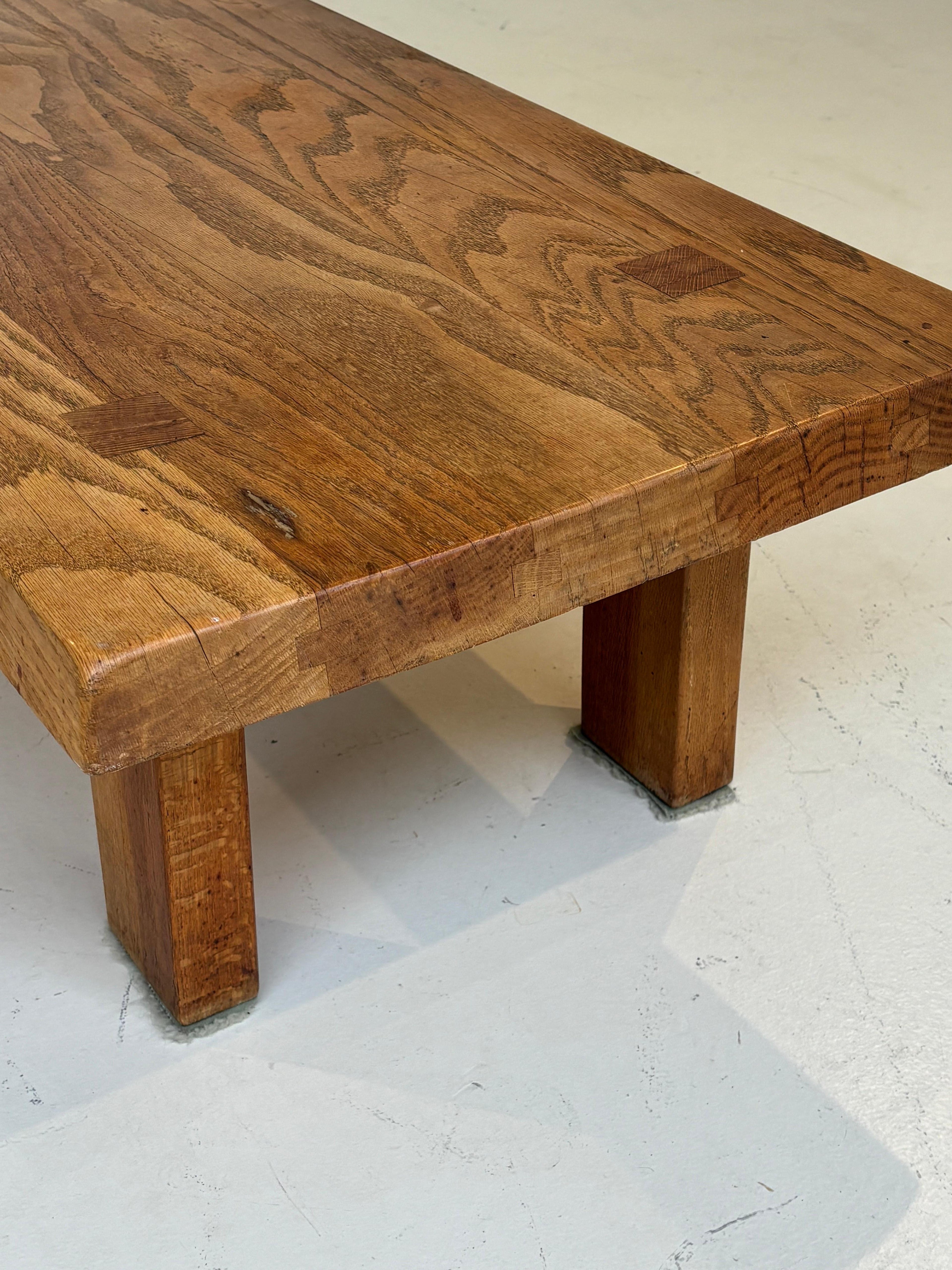 Coffee table : « T08 » by Pierre Chapo circa 1970