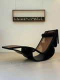 Oscar Niemeyer rocking chair longue model : « Rio » created in 1977