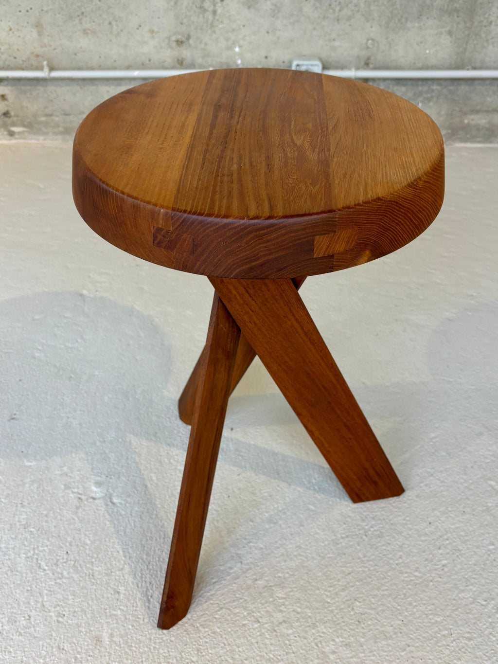 Rare variant of the S31 stool by Pierre Chapo, special order