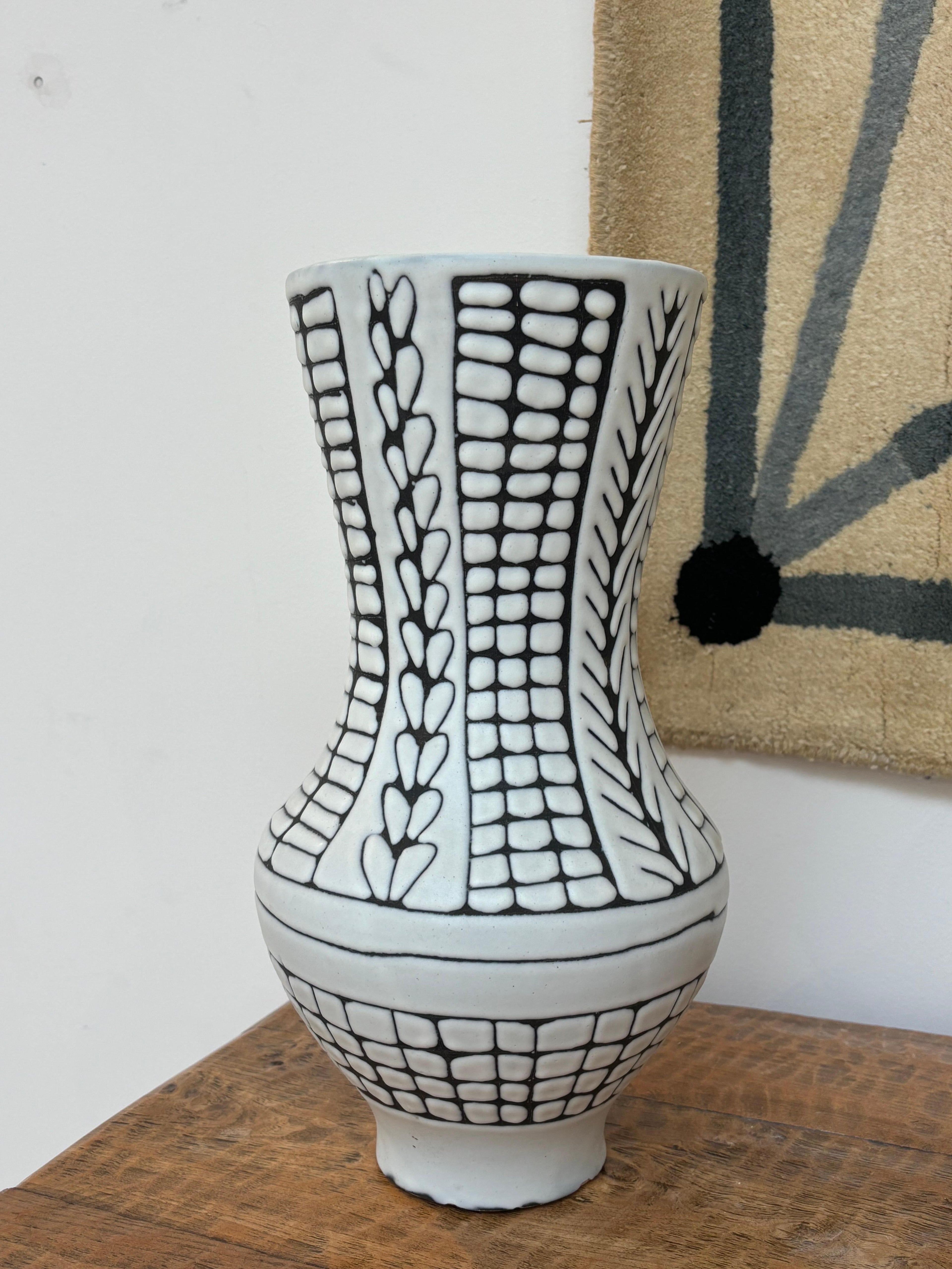 Largest balustre vase by Roger Capron