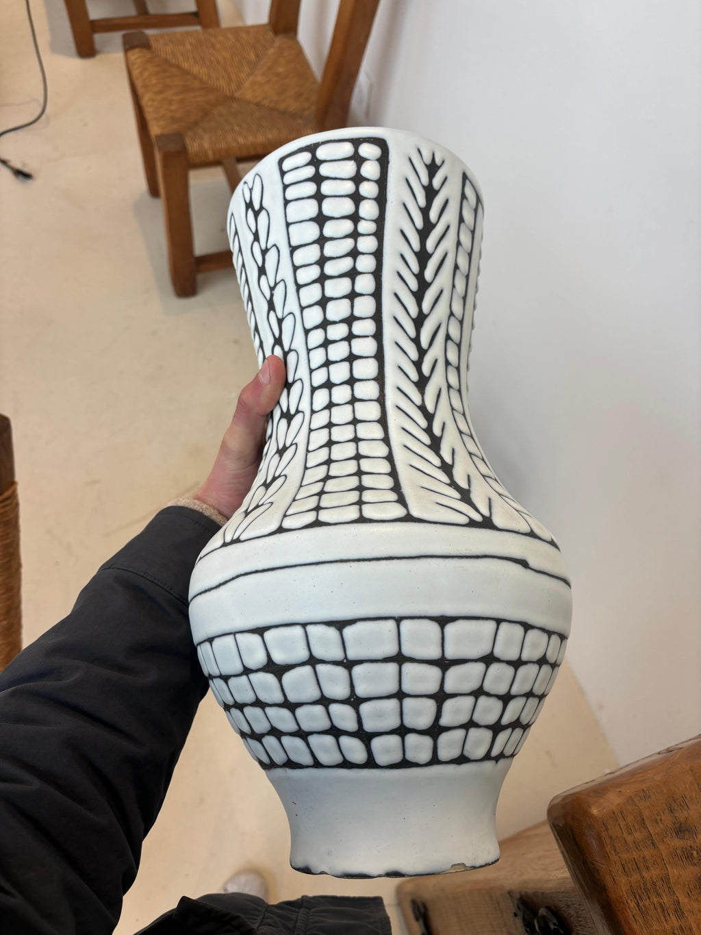 Largest balustre vase by Roger Capron