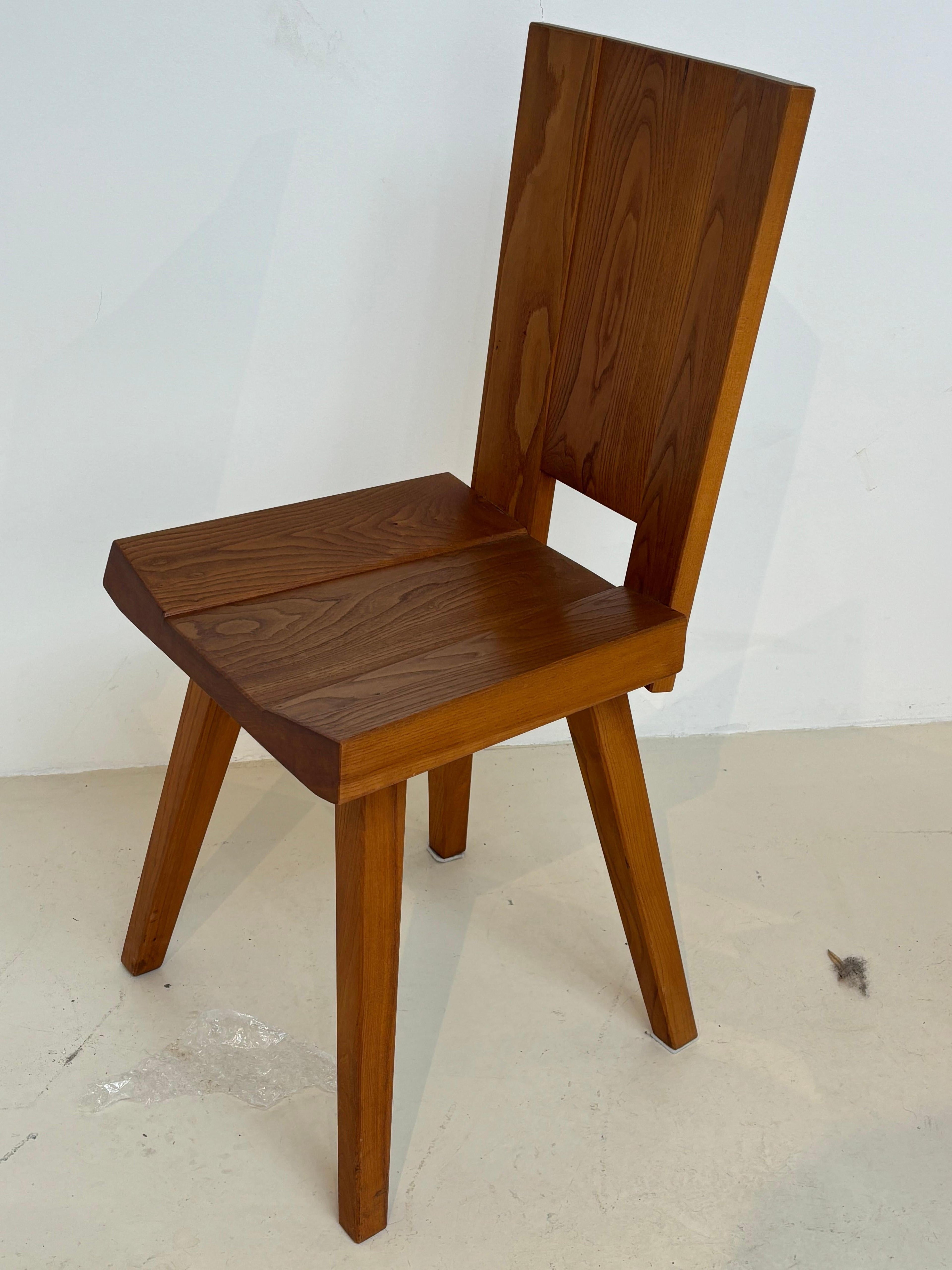 Rare set of 6 chairs by Claude De Moyen