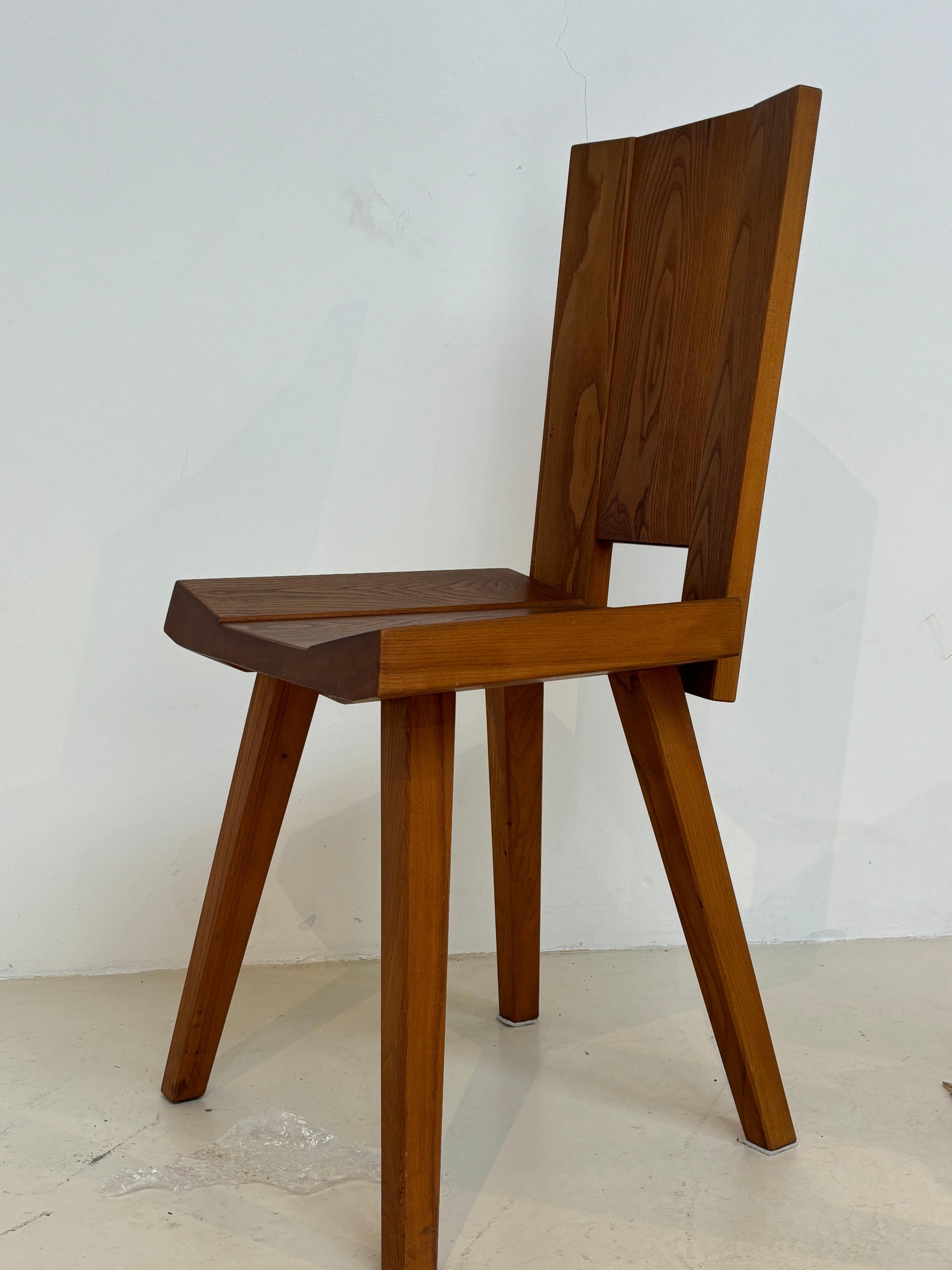Rare set of 6 chairs by Claude De Moyen