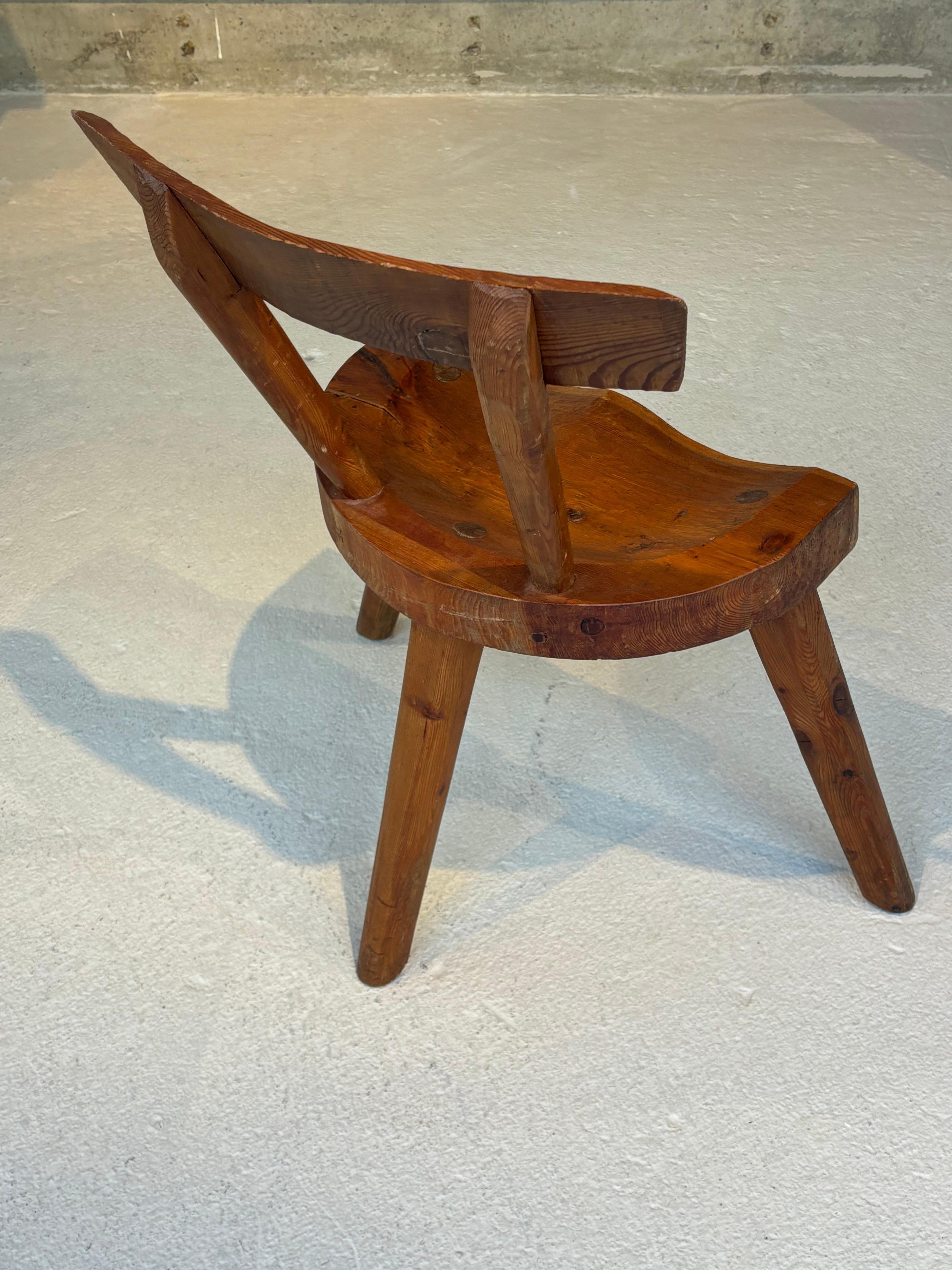 Scarce early chair by les artisans de Marolles