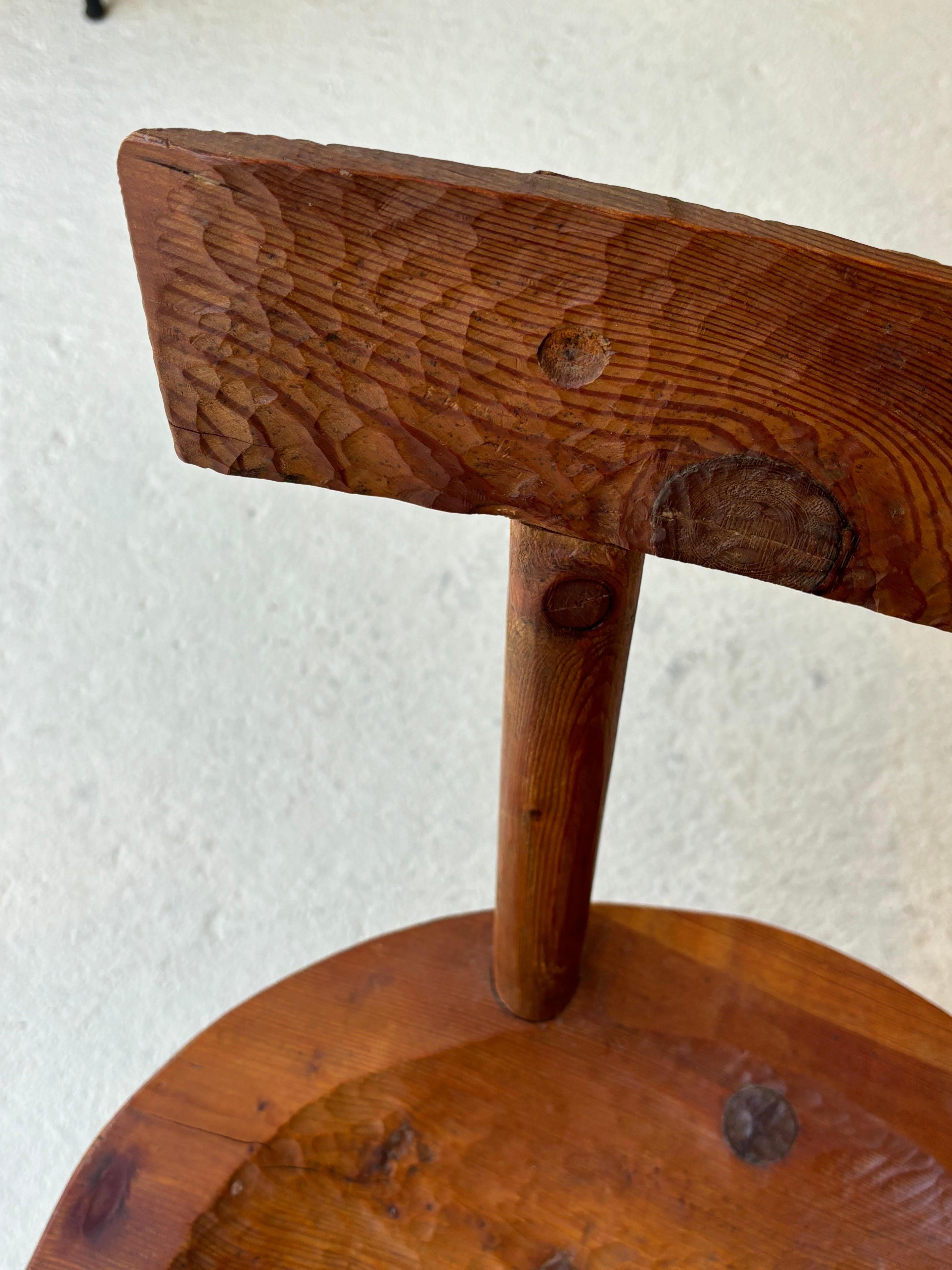 Scarce early chair by les artisans de Marolles