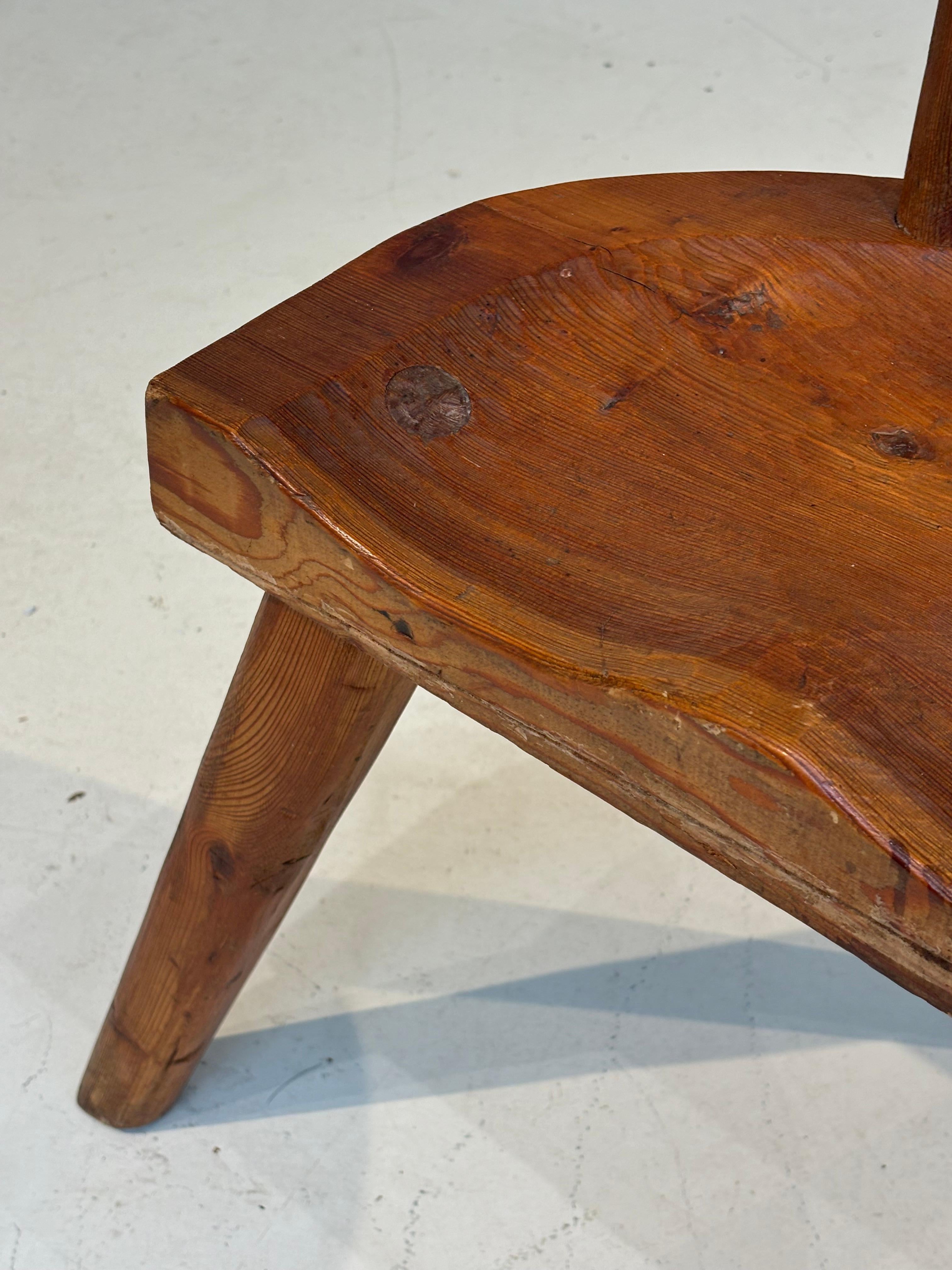 Scarce early chair by les artisans de Marolles