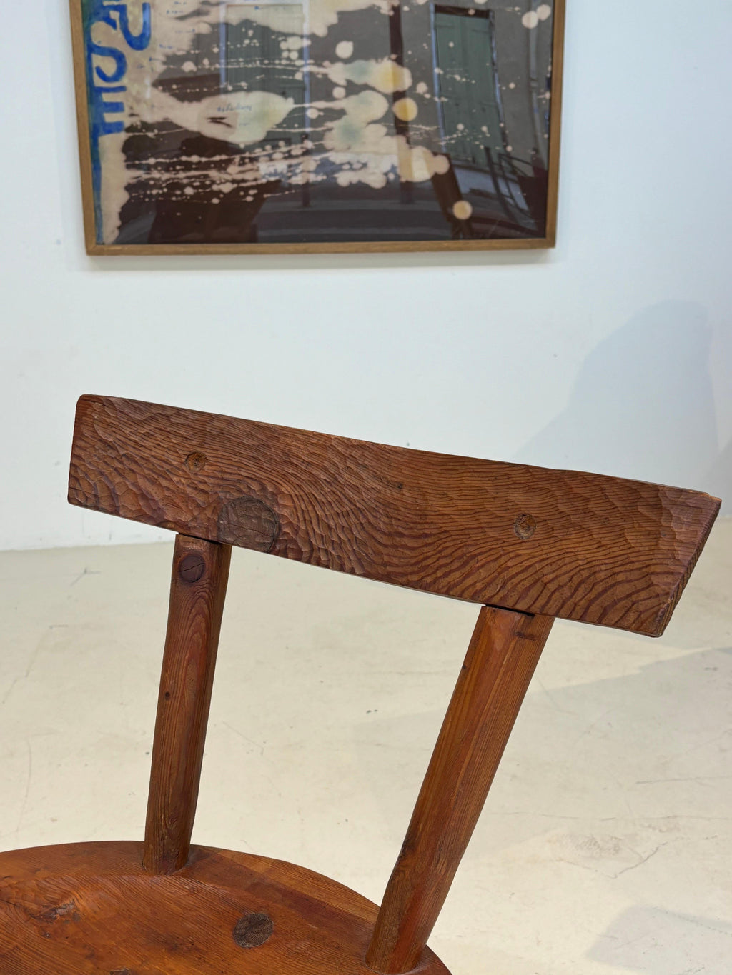 Scarce early chair by les artisans de Marolles