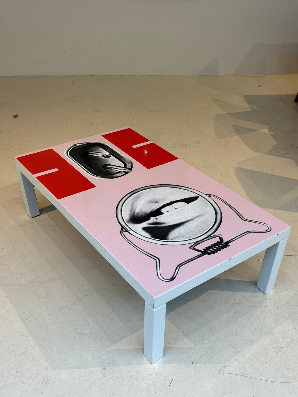 Peter Klasen coffee table for Atelier A edition