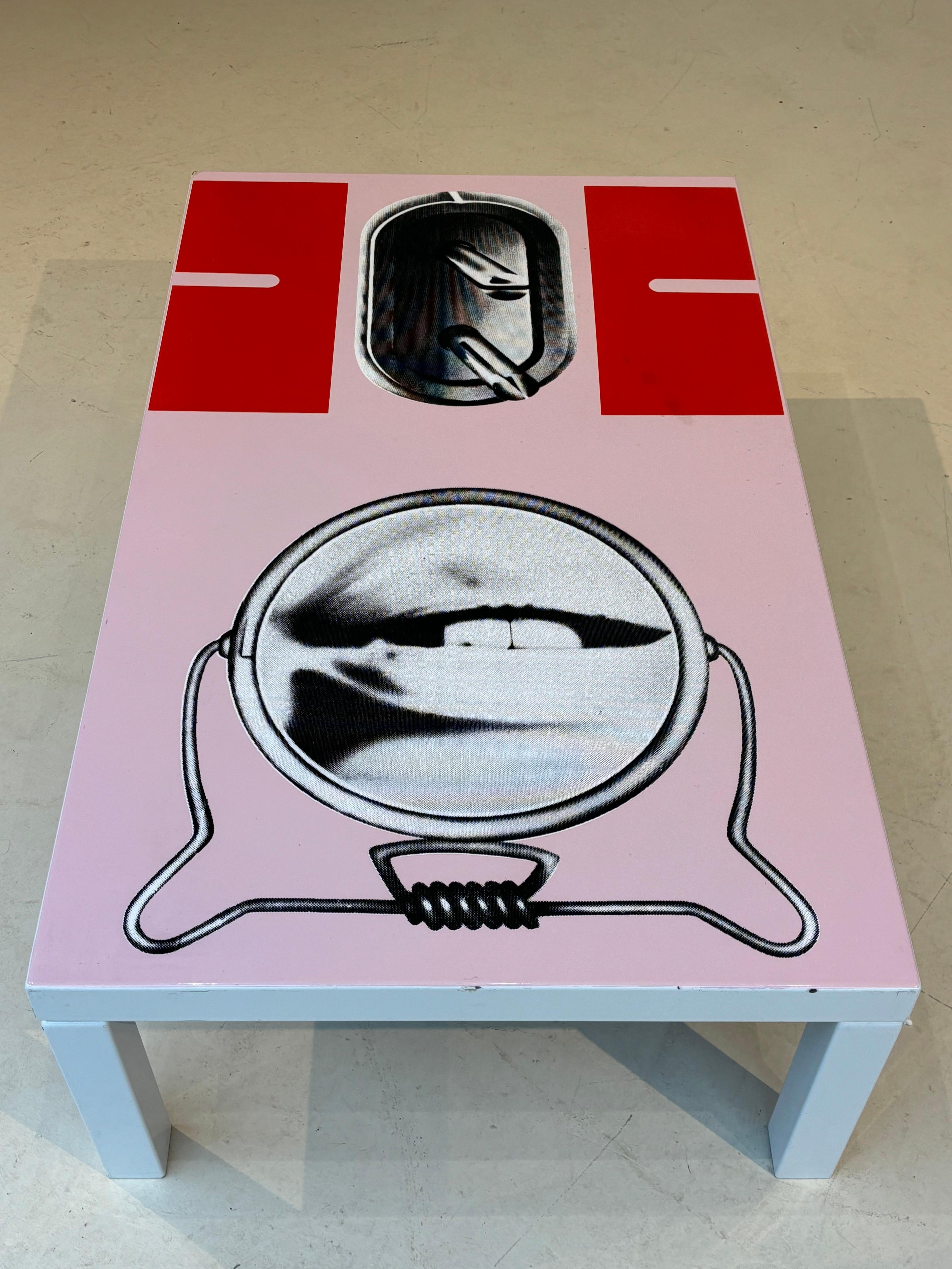 Peter Klasen coffee table for Atelier A edition