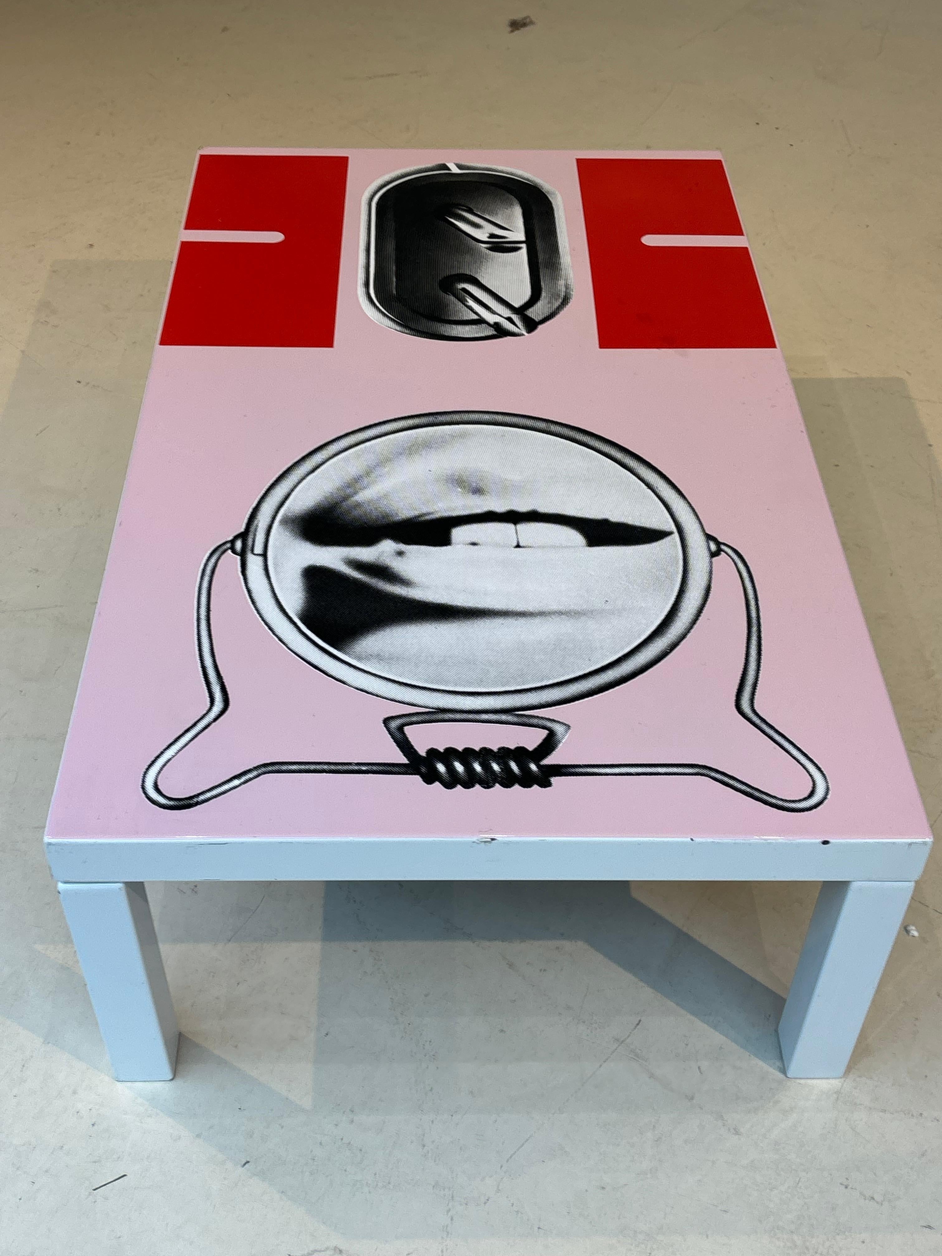 Peter Klasen coffee table for Atelier A edition