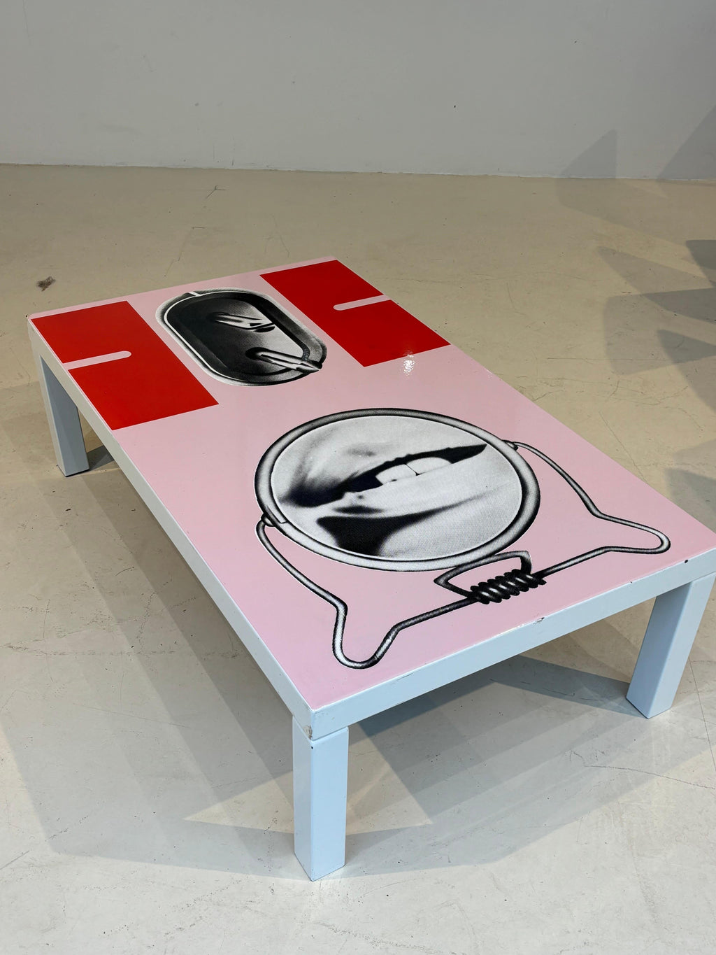 Peter Klasen coffee table for Atelier A edition