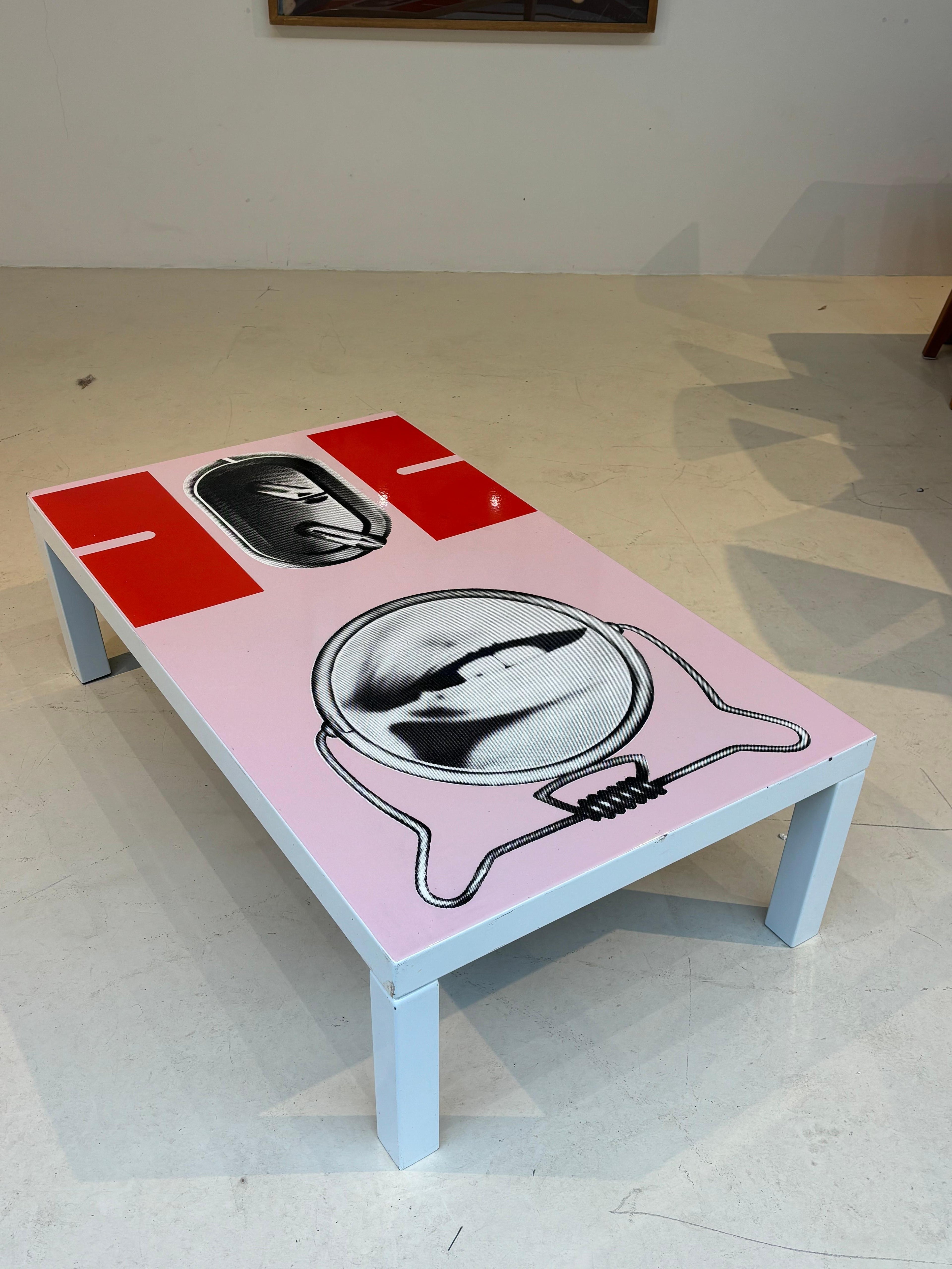 Peter Klasen coffee table for Atelier A edition