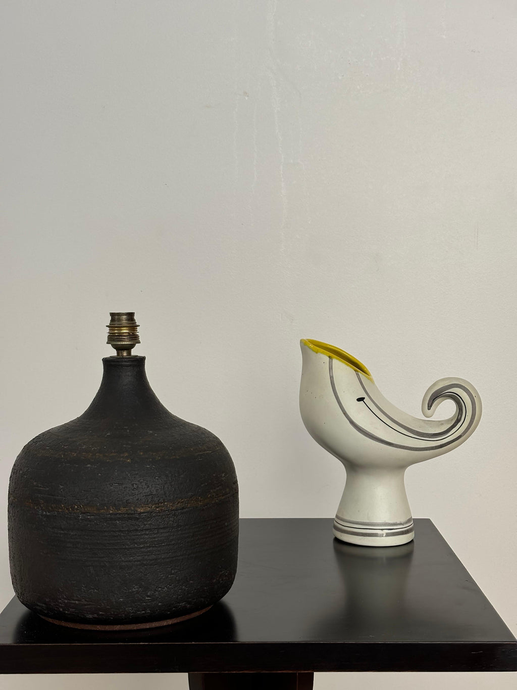 Table lamp by Jacques Pouchain for Dieulfilt