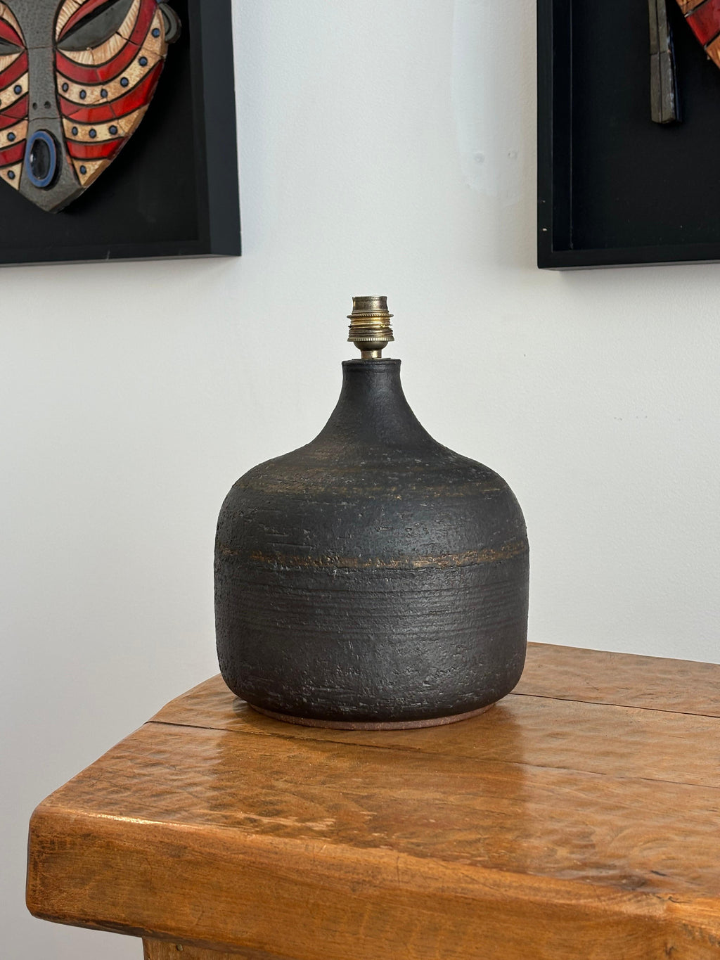 Table lamp by Jacques Pouchain for Dieulfilt
