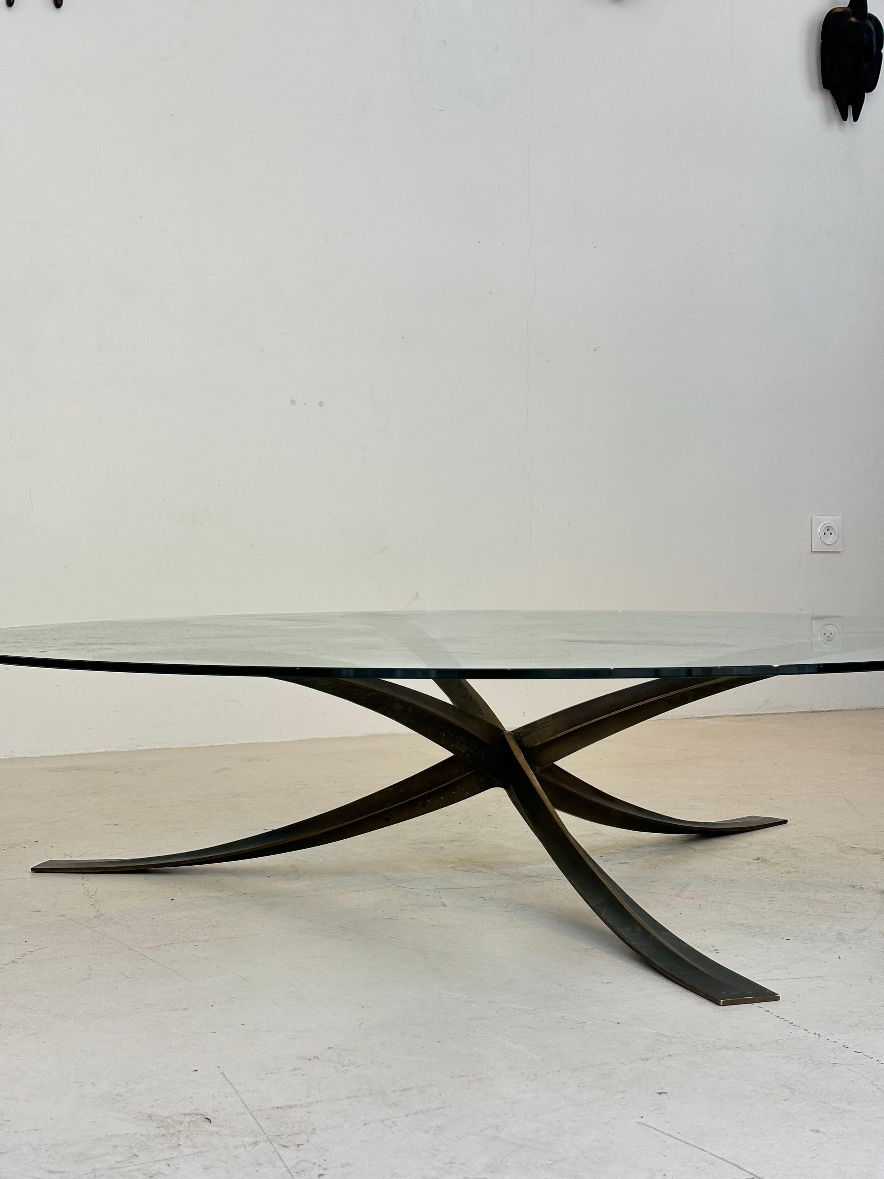 Original Michel Mangematin coffee table