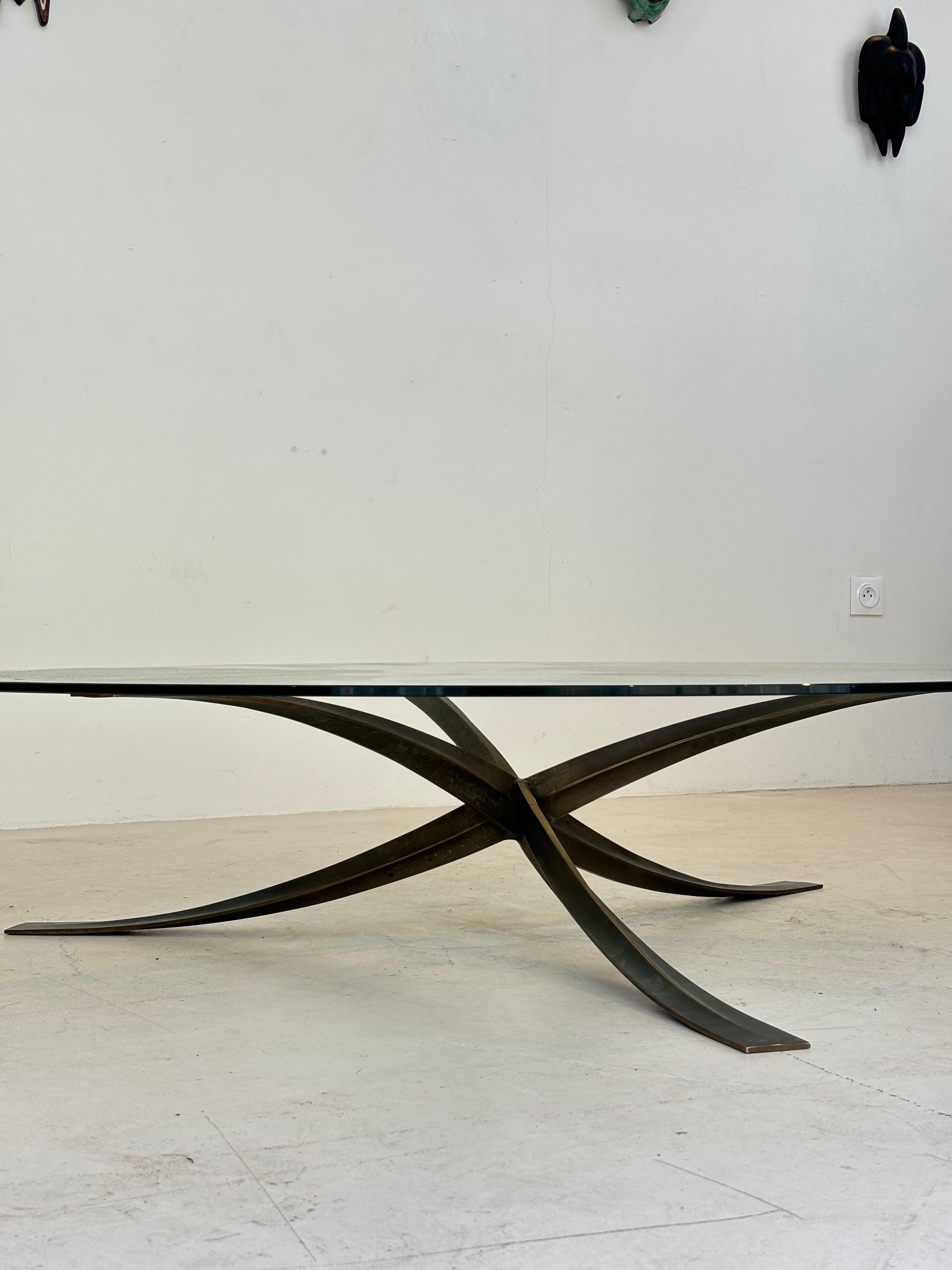 Original Michel Mangematin coffee table