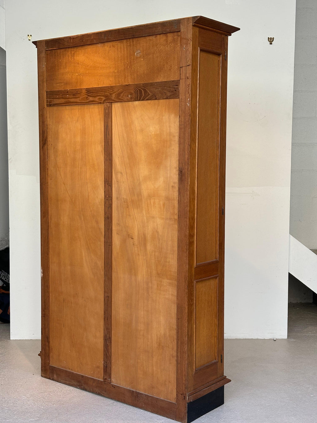 Jacques Adnet wardrobes in oak and formica circa 1950