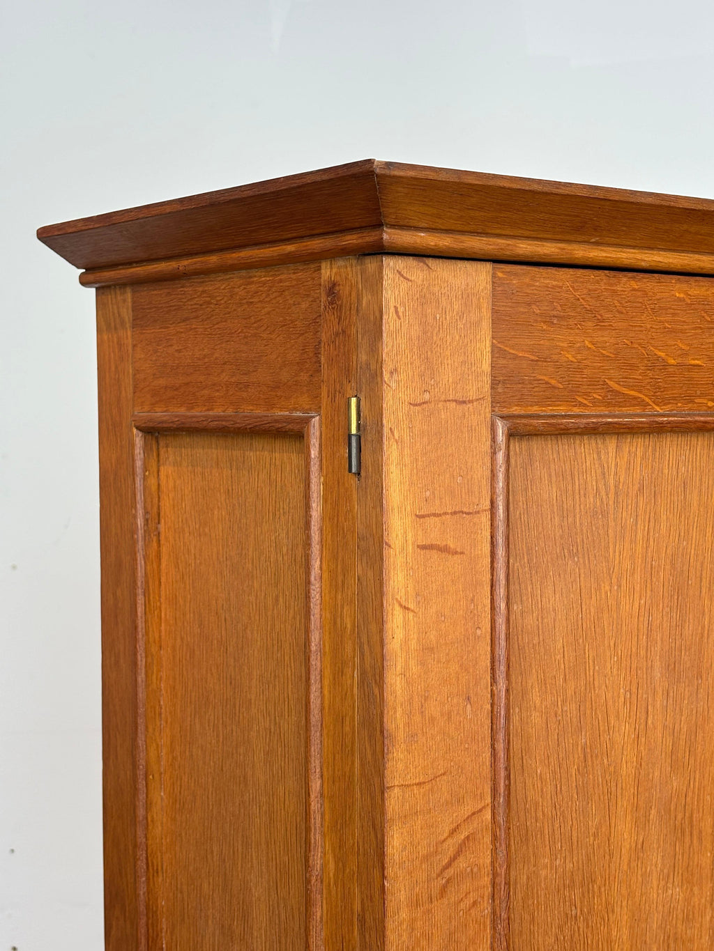Jacques Adnet wardrobes in oak and formica circa 1950