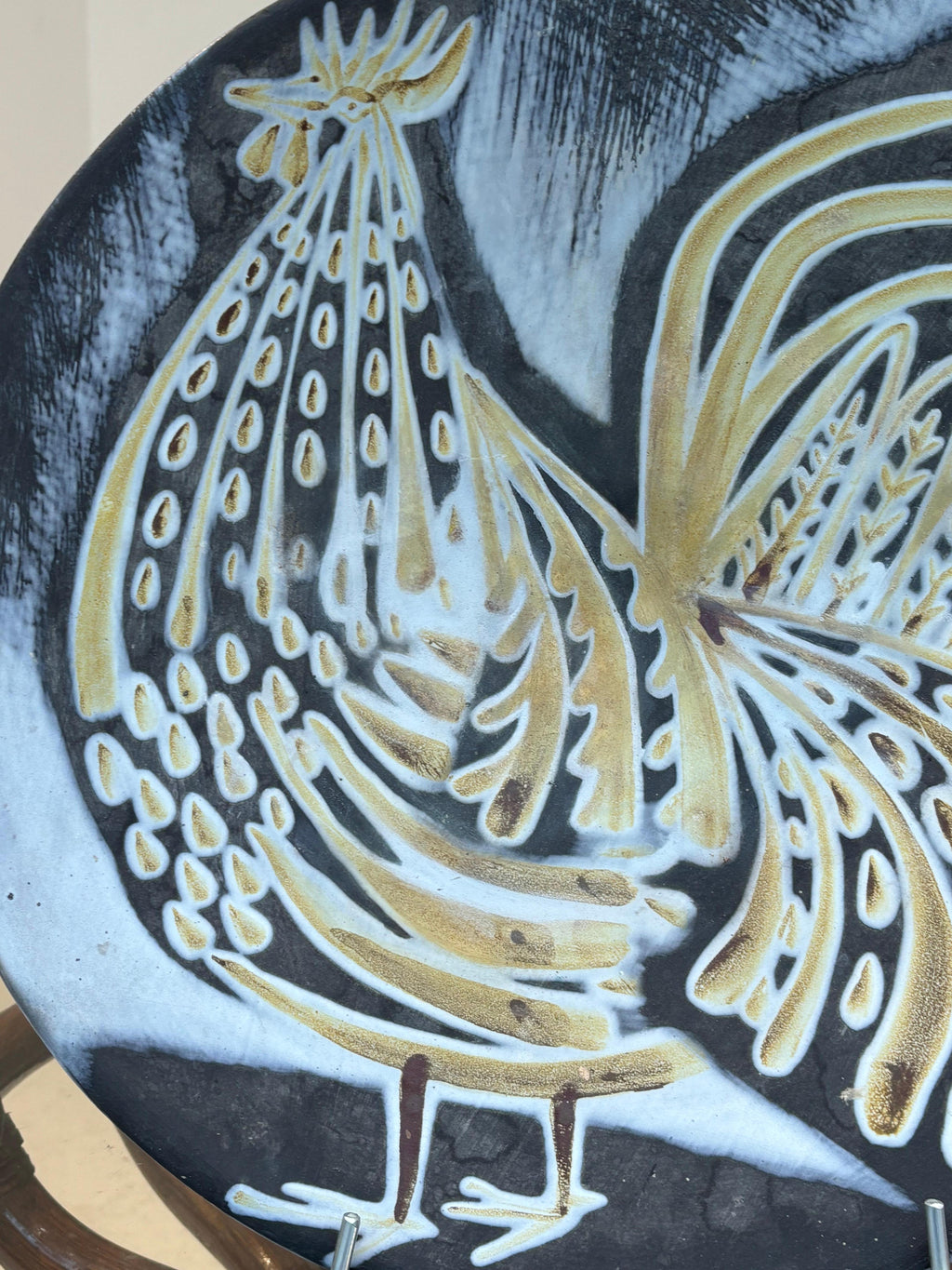 Nice and large plate by Roger Capron