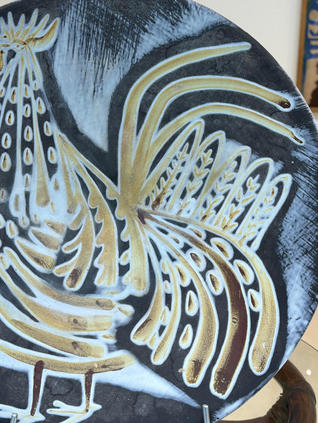 Nice and large plate by Roger Capron
