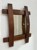 Atelier Marolles, Large French Brutalist Mirror, circa 1960