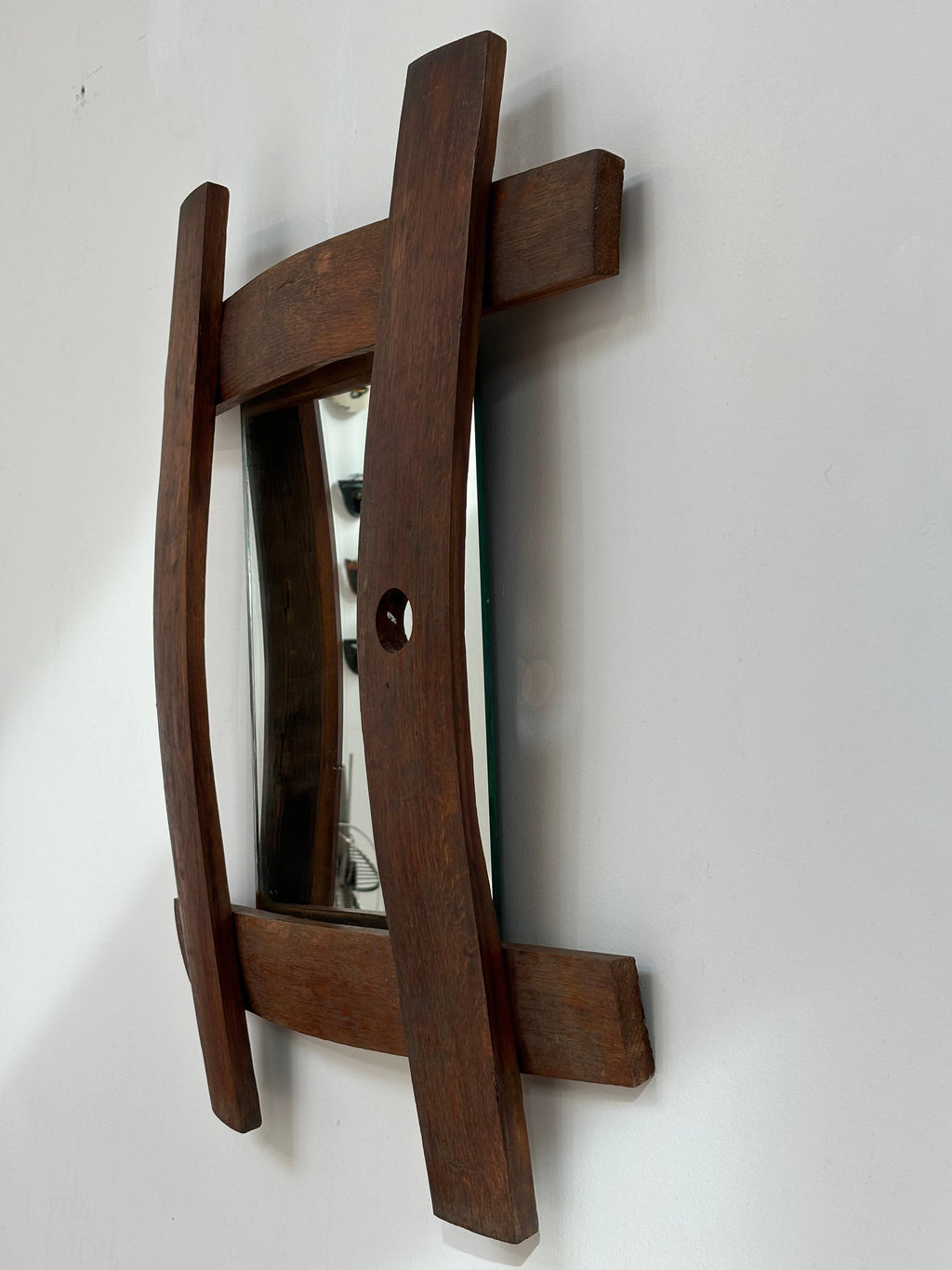 Large Brutalist french mirror circa 1960