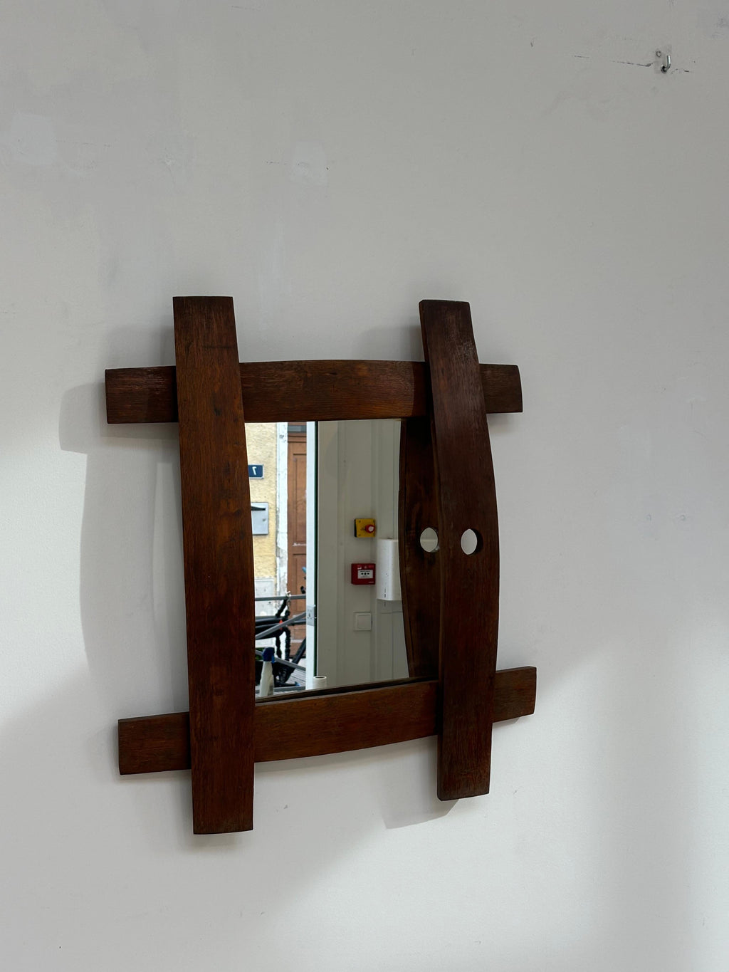 Large Brutalist french mirror circa 1960