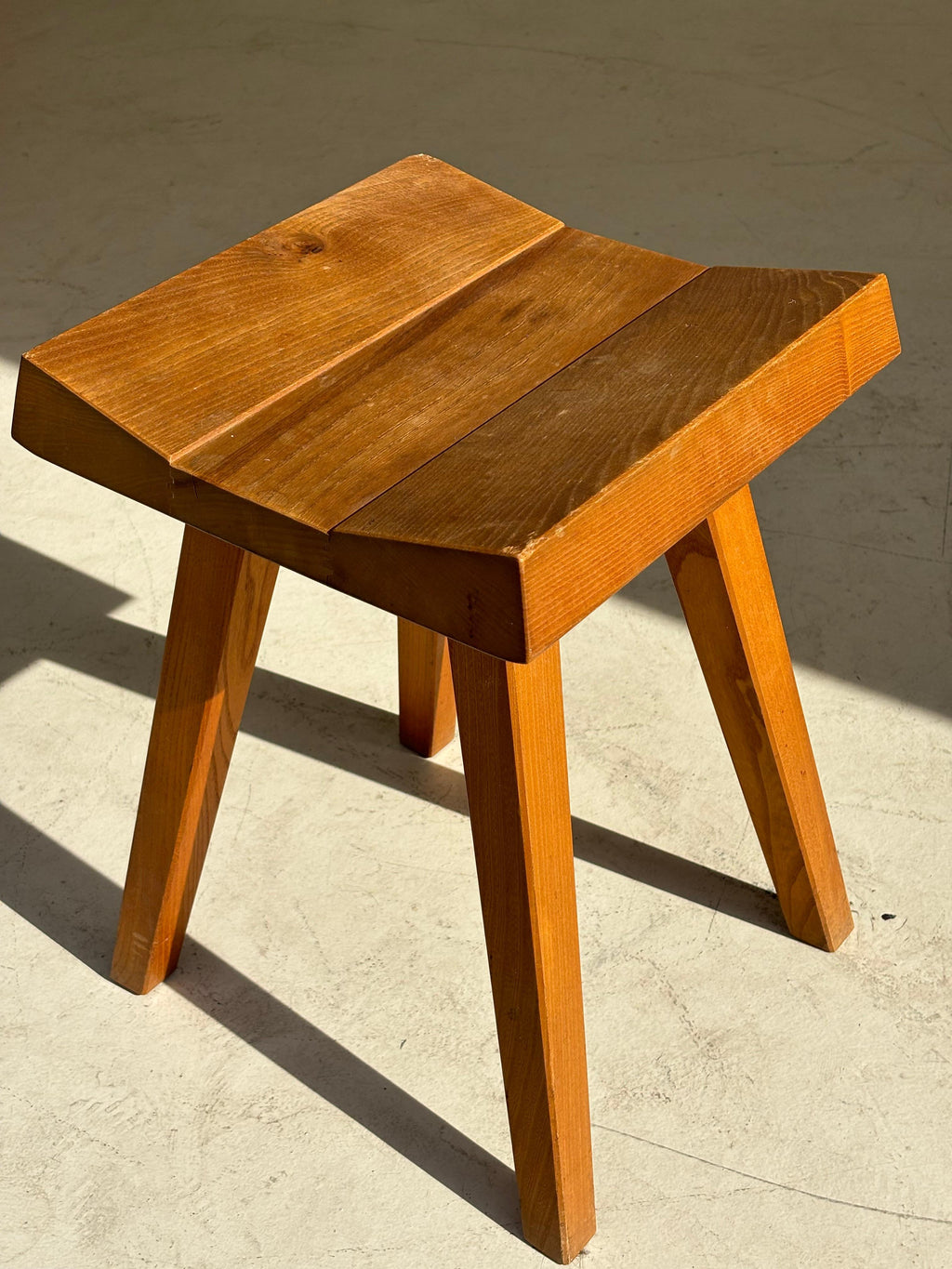Stool by Claude De Moyen in elm