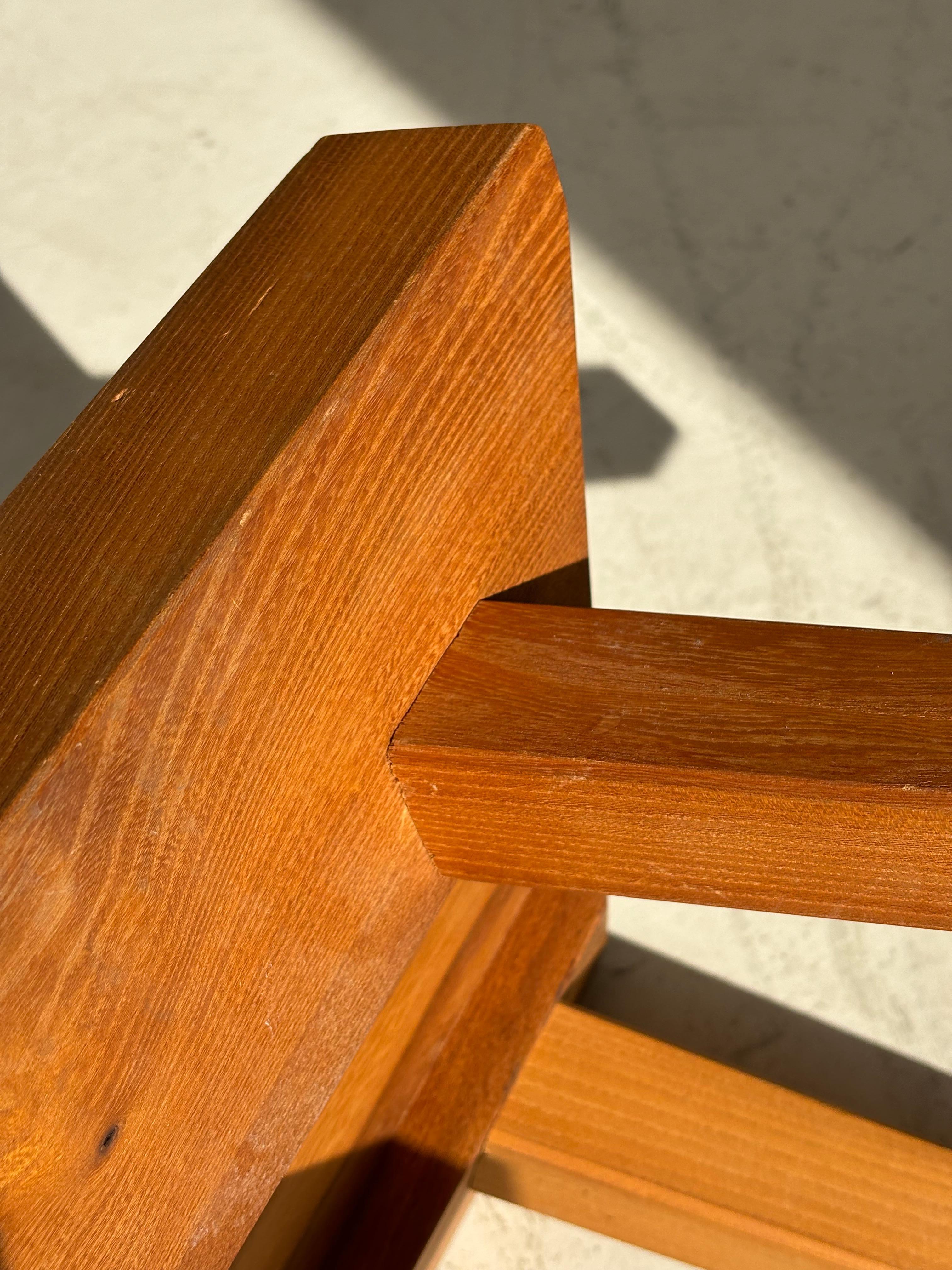 Stool by Claude De Moyen in elm