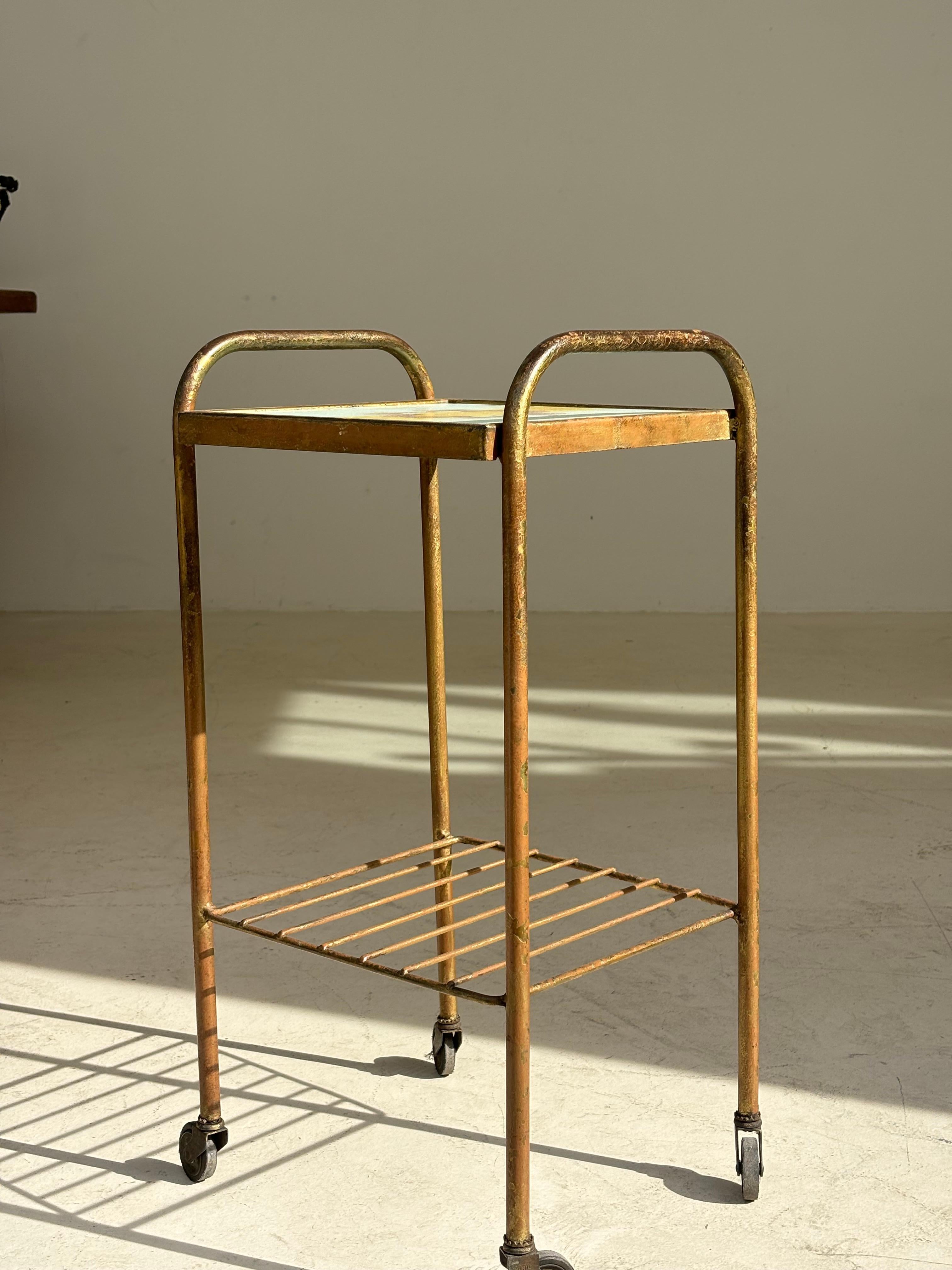 Vintage 1970 Abraham Palatnik Serving Table, Brazilian Craftsmanship