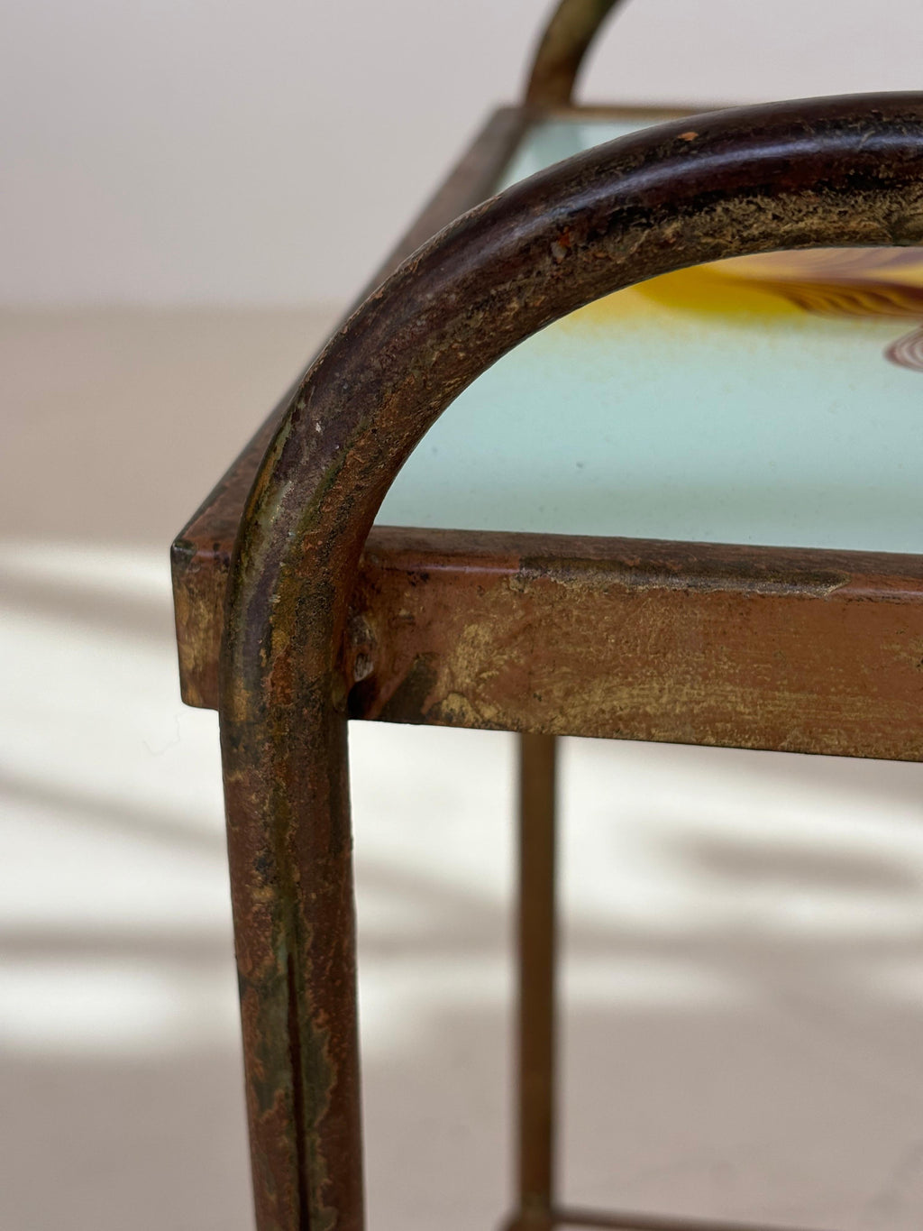 Vintage 1970 Abraham Palatnik Serving Table, Brazilian Craftsmanship