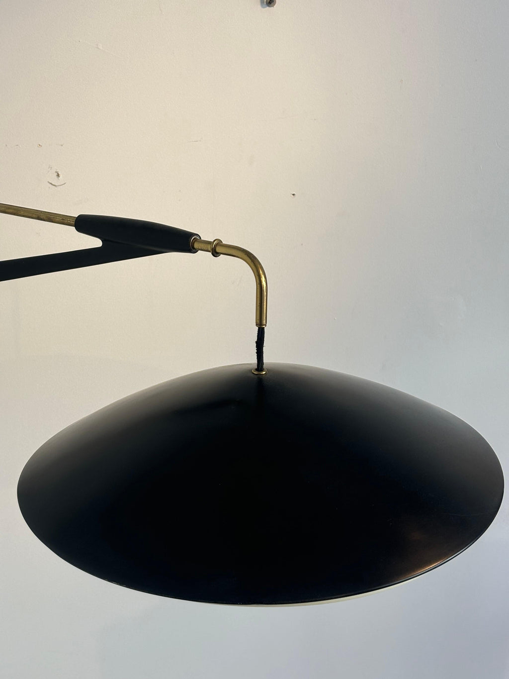 Counterbalancing wall light by Arlus, circa 1960