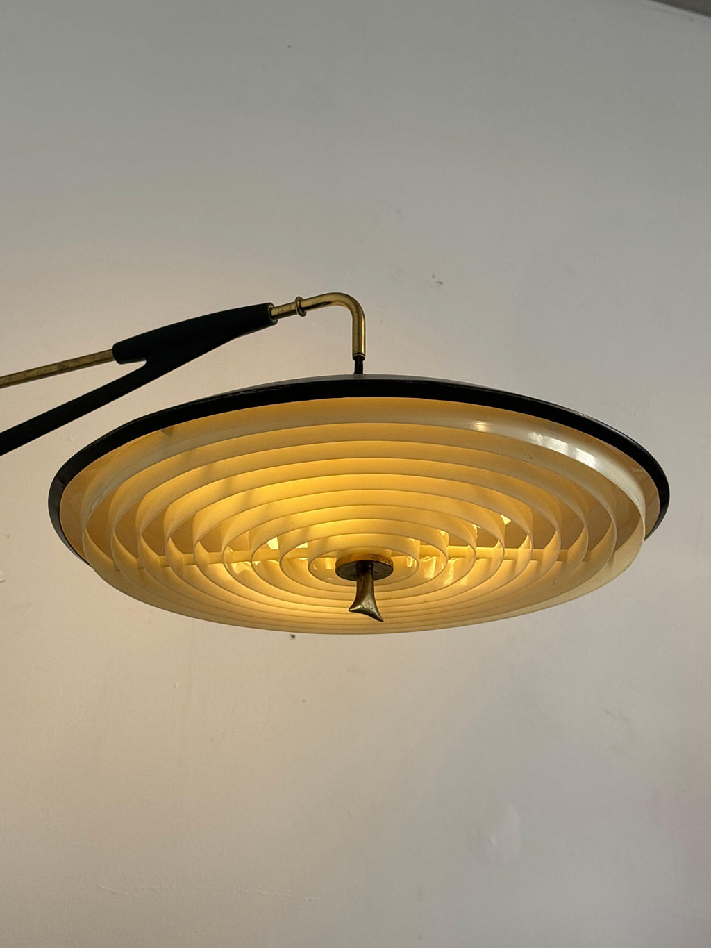 Counterbalancing wall light by Arlus, circa 1960