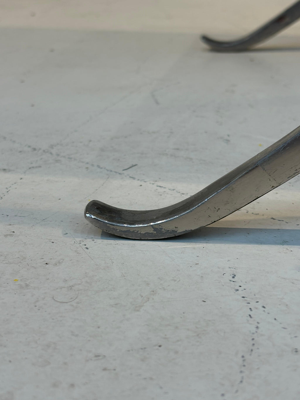 Stool by la maison Charles in stainless steel