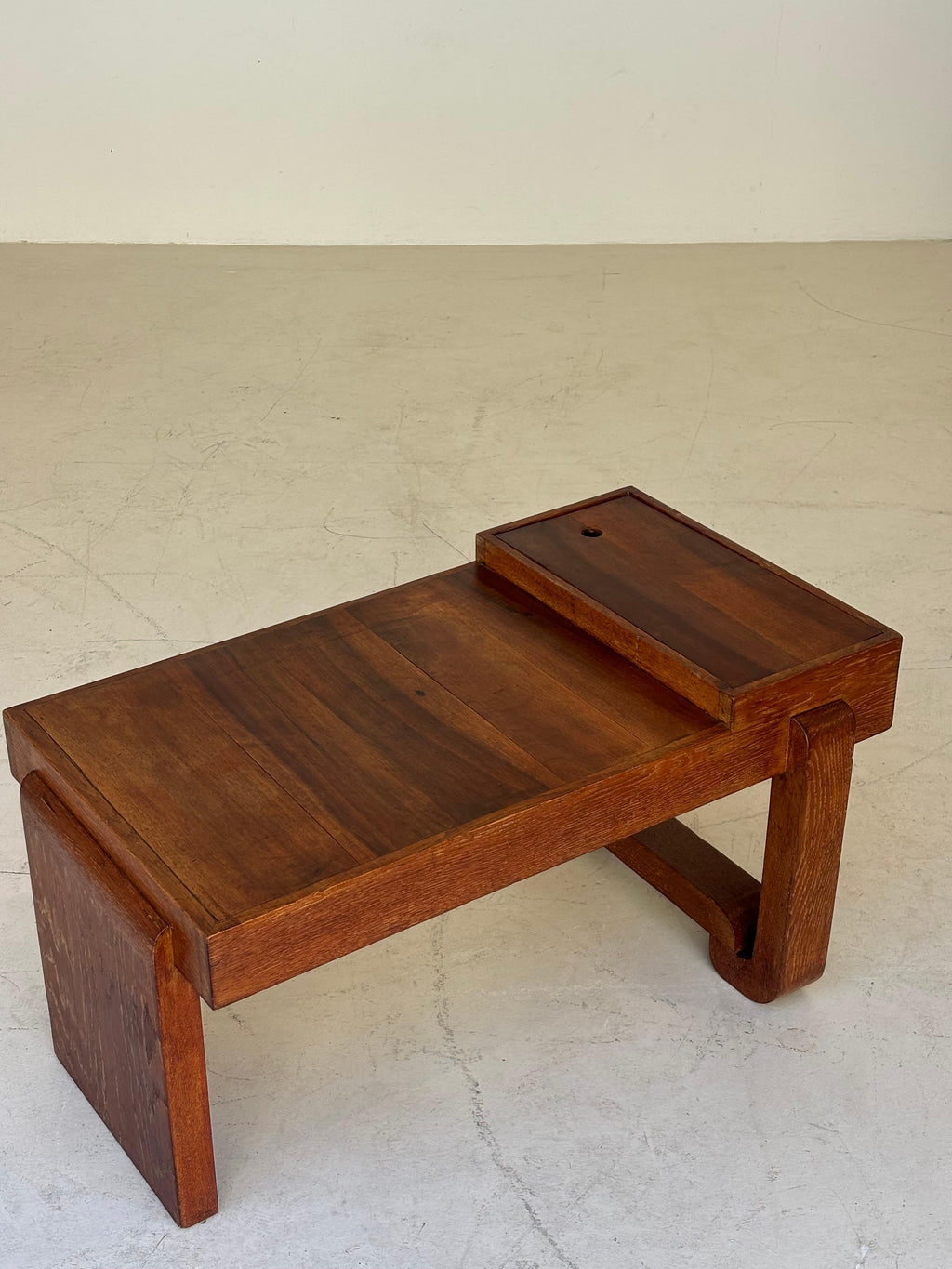 Coffee table by Francisque Chaleysin in limed oak circa 1940