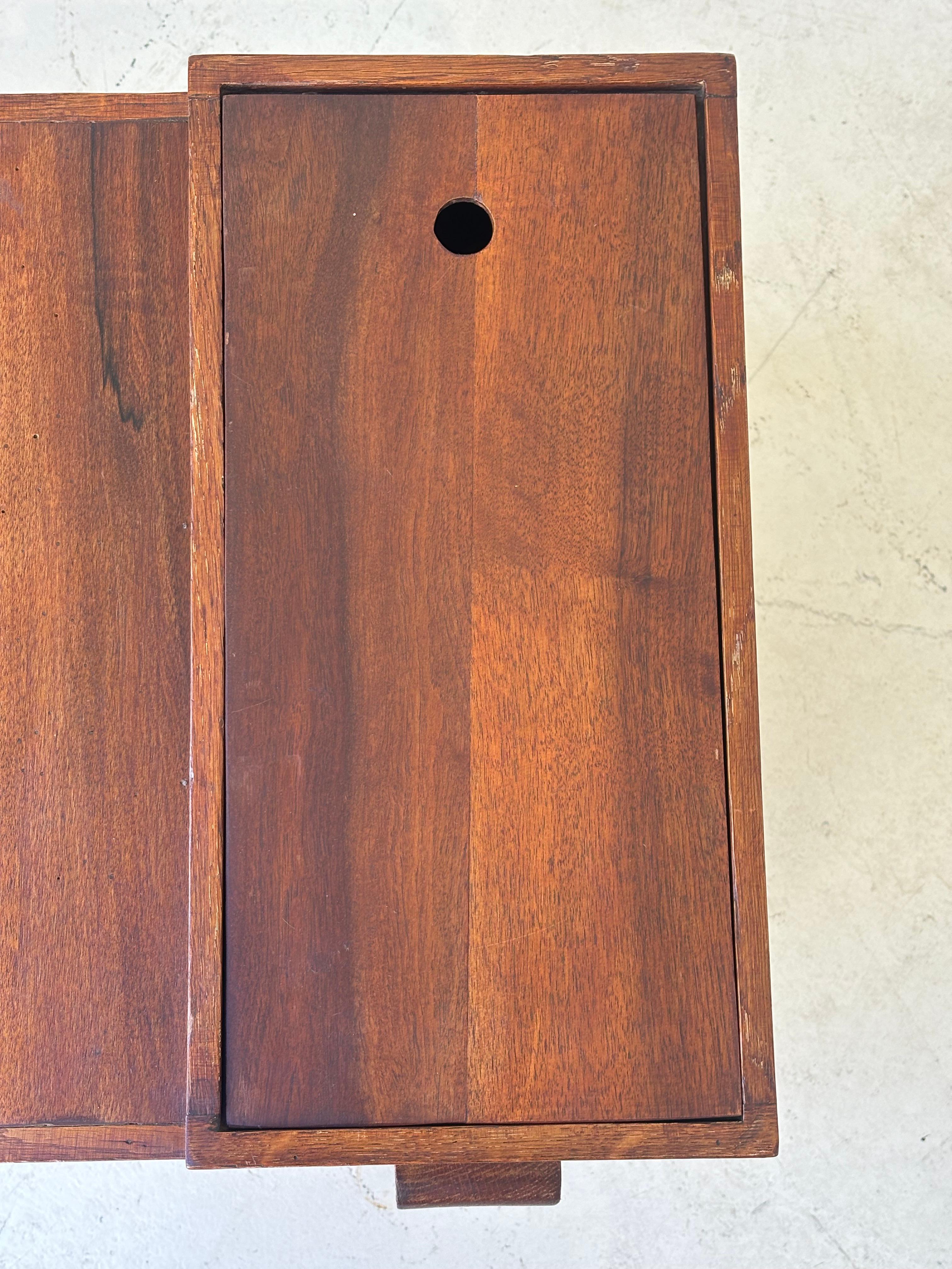 Coffee table by Francisque Chaleysin in limed oak circa 1940