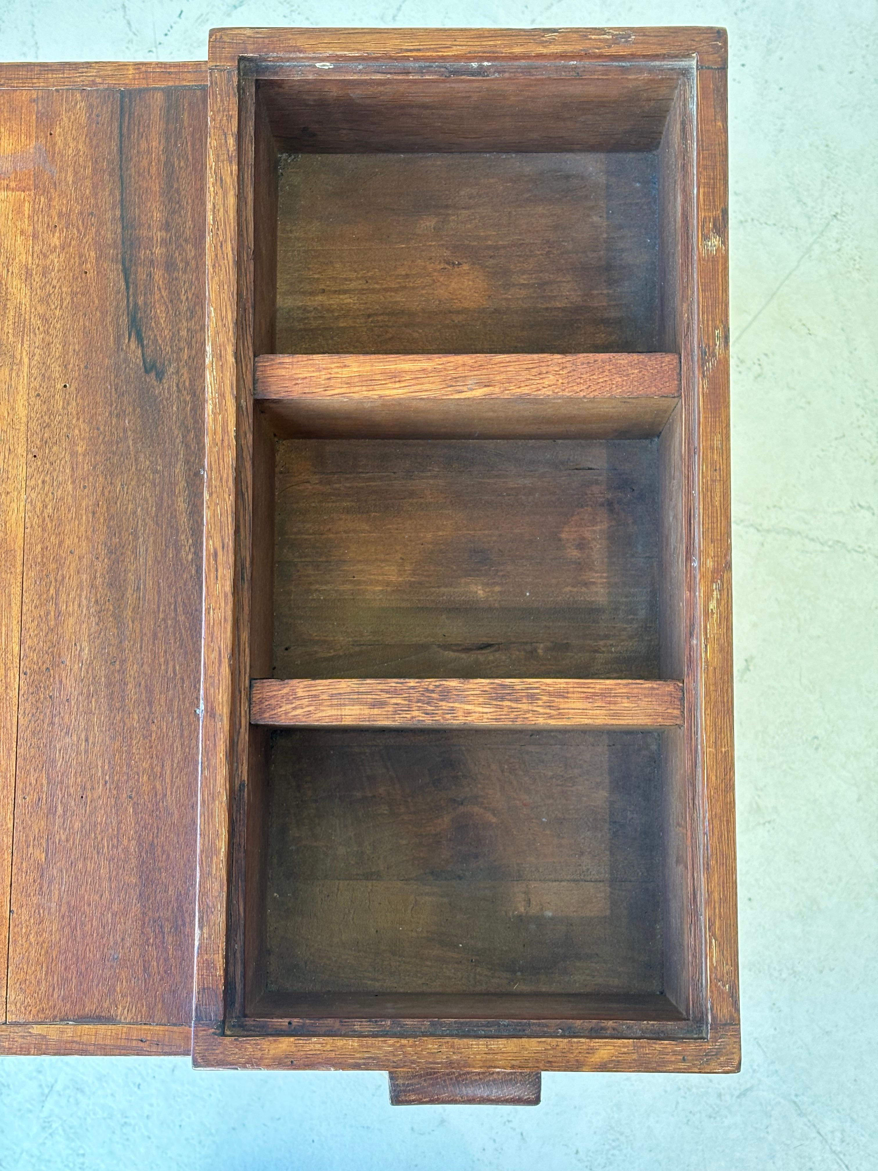 Coffee table by Francisque Chaleysin in limed oak circa 1940