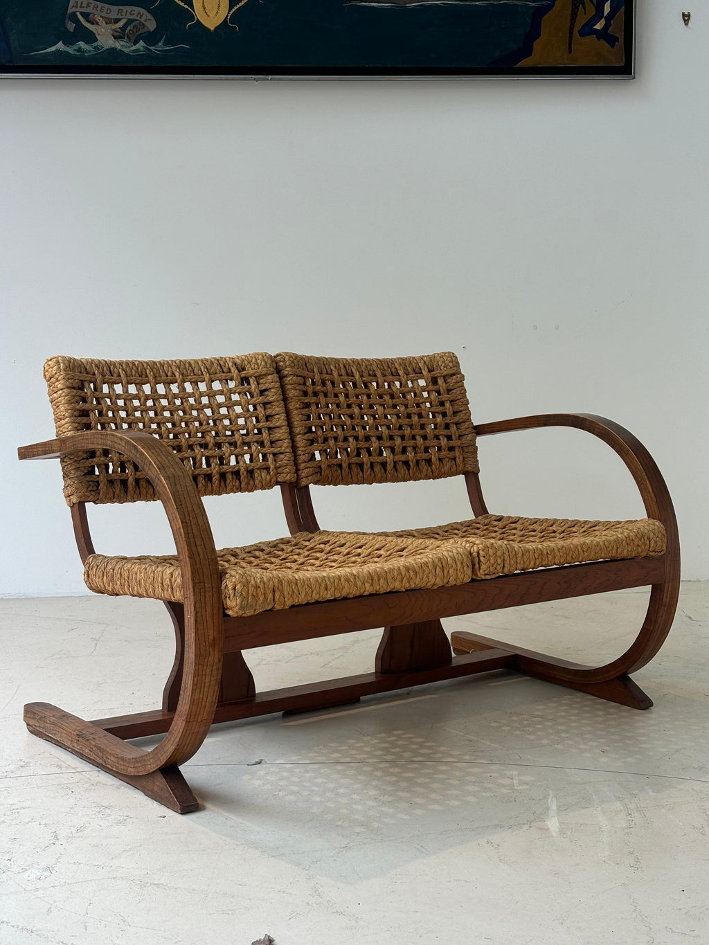 Scarce sofa by Audoux Minnet for Vibo Vesoul